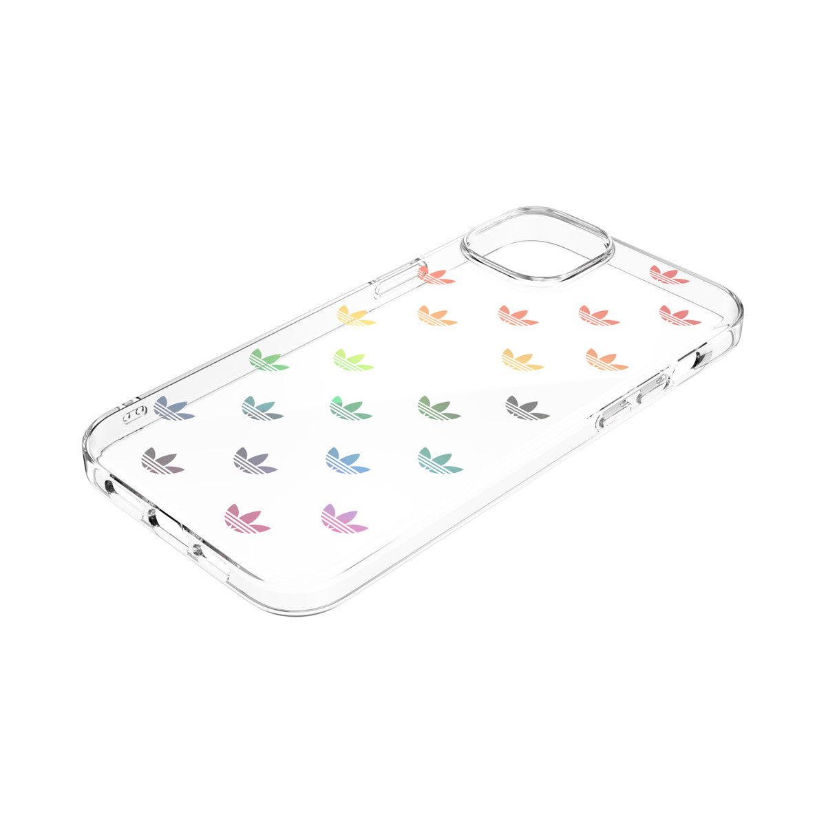 [OUTLET] iPhone 14 Plus スマホケース スマホカバー カラフルホログラフィック ロゴ ENTRY Colorful Clear(クリア) adidas Originals[アディダス オリジナルス] クリア 50221 (GC2966)