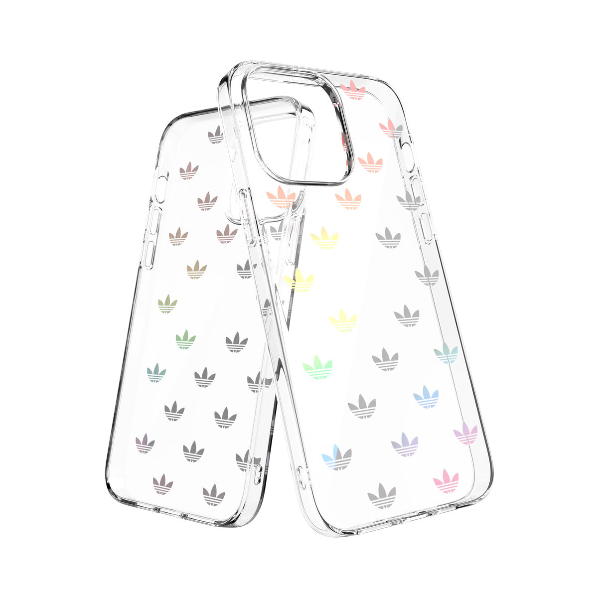 [OUTLET] iPhone 14 Pro Max スマホケース スマホカバー カラフルホログラフィック ロゴ ENTRY Colorful Clear(クリア) adidas Originals[アディダス オリジナルス] クリア 50222 (GC2967)