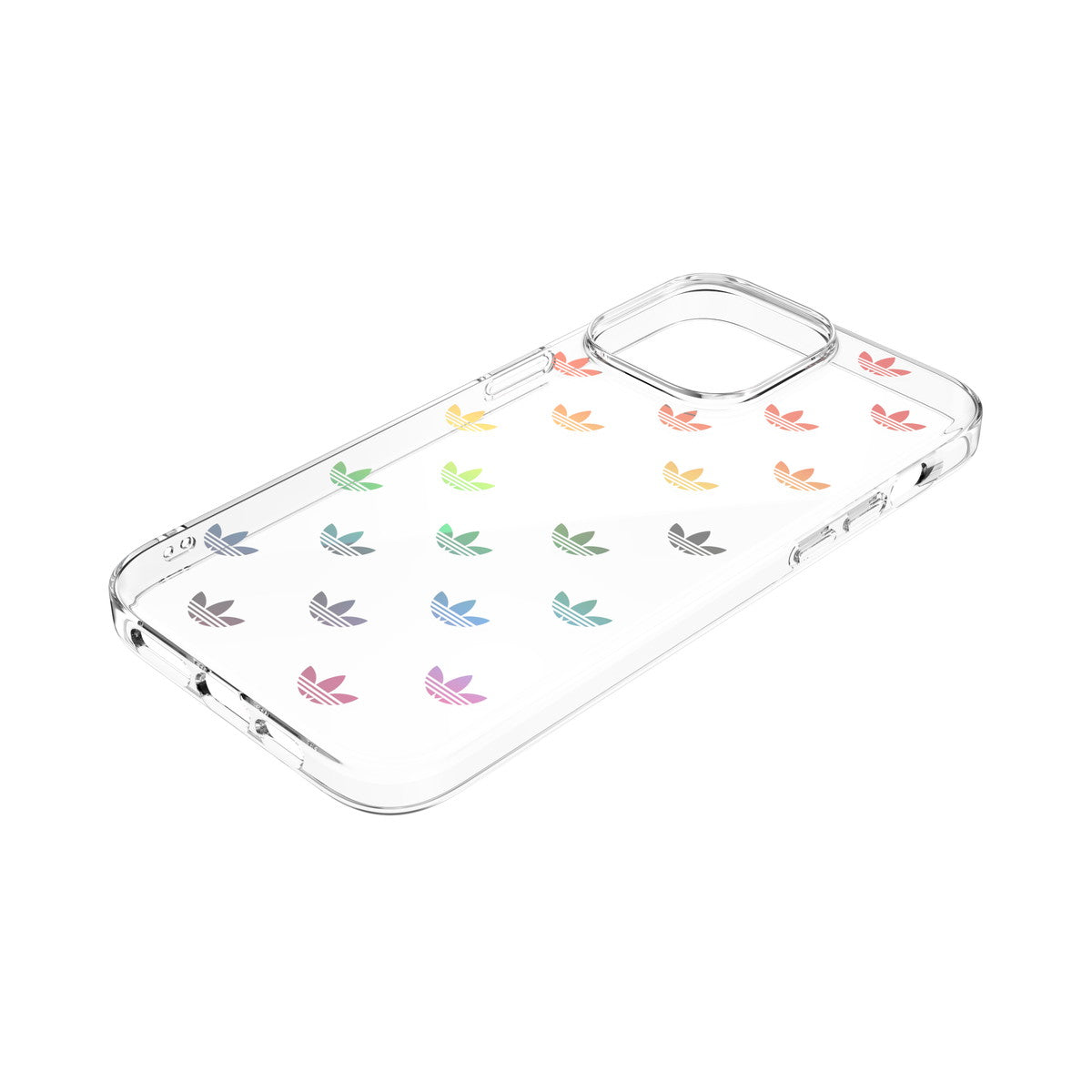 [OUTLET] iPhone 14 Pro Max スマホケース スマホカバー カラフルホログラフィック ロゴ ENTRY Colorful Clear(クリア) adidas Originals[アディダス オリジナルス] クリア 50222 (GC2967)