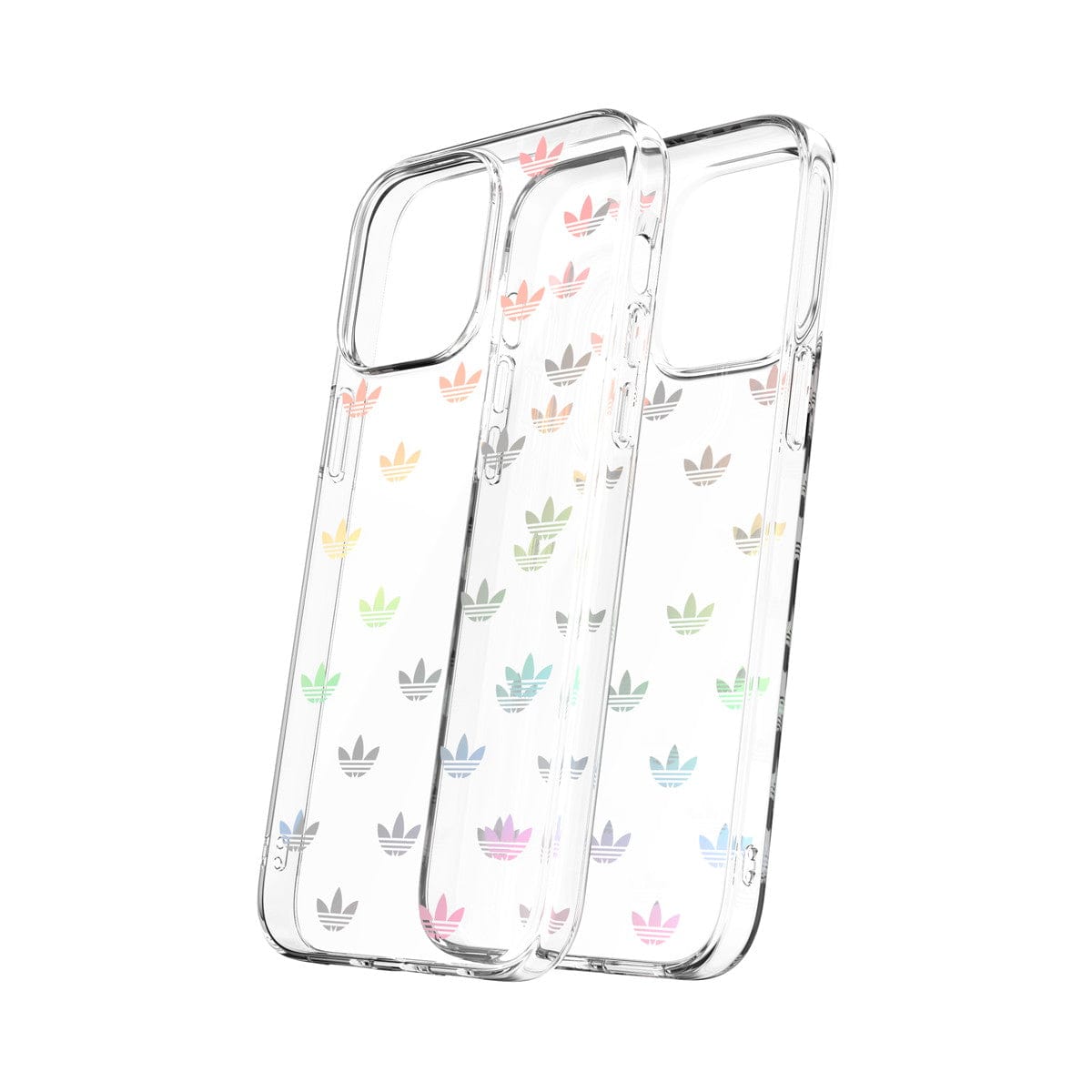 [OUTLET] iPhone 14 Pro Max スマホケース スマホカバー カラフルホログラフィック ロゴ ENTRY Colorful Clear(クリア) adidas Originals[アディダス オリジナルス] クリア 50222 (GC2967)