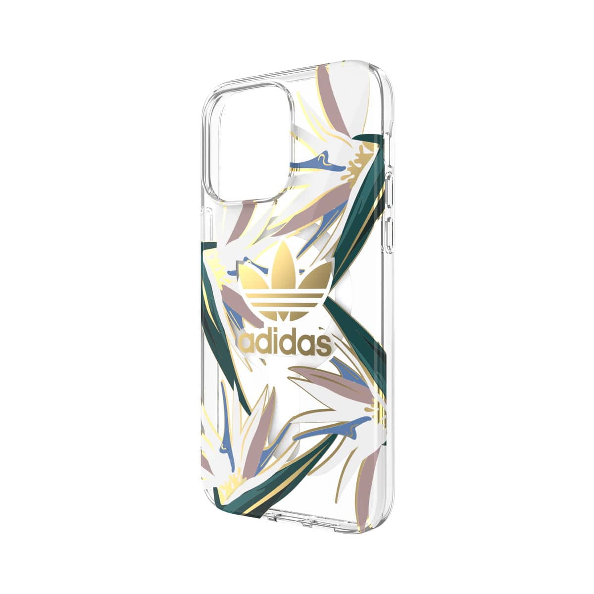 [OUTLET] iPhone 14 Pro Max スマホケース スマホカバー MagSafe対応 メタリック グラフィックデザイン Clear(クリア)/Gold(ゴールド) adidas Originals[アディダス オリジナルス] クリア 50225 (GC2976)