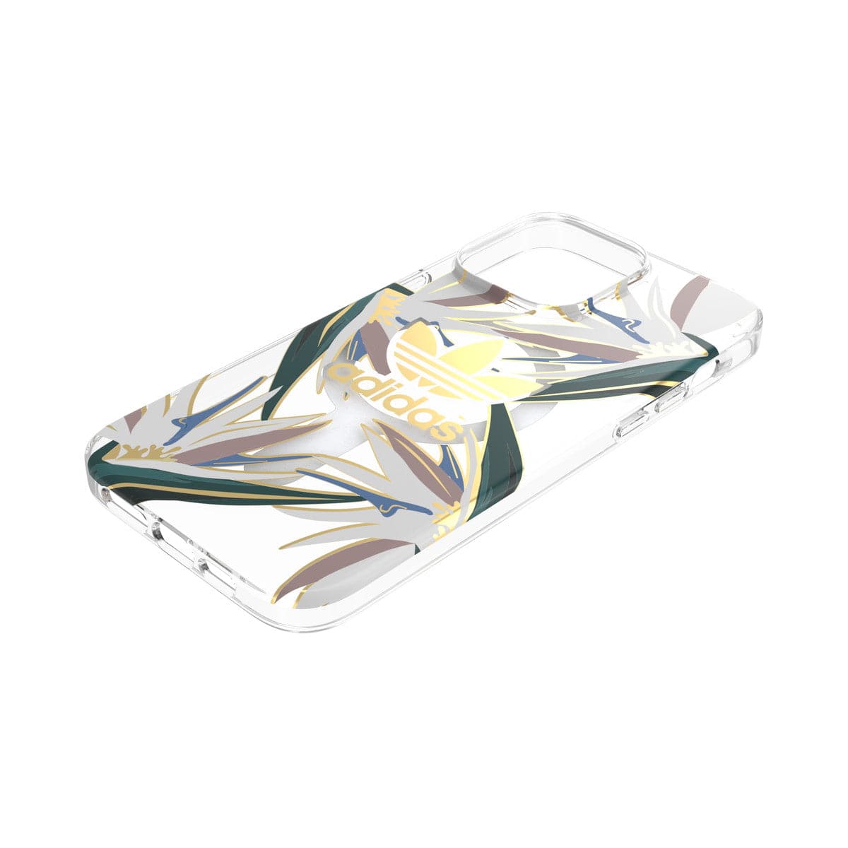 [OUTLET] iPhone 14 Pro Max スマホケース スマホカバー MagSafe対応 メタリック グラフィックデザイン Clear(クリア)/Gold(ゴールド) adidas Originals[アディダス オリジナルス] クリア 50225 (GC2976)