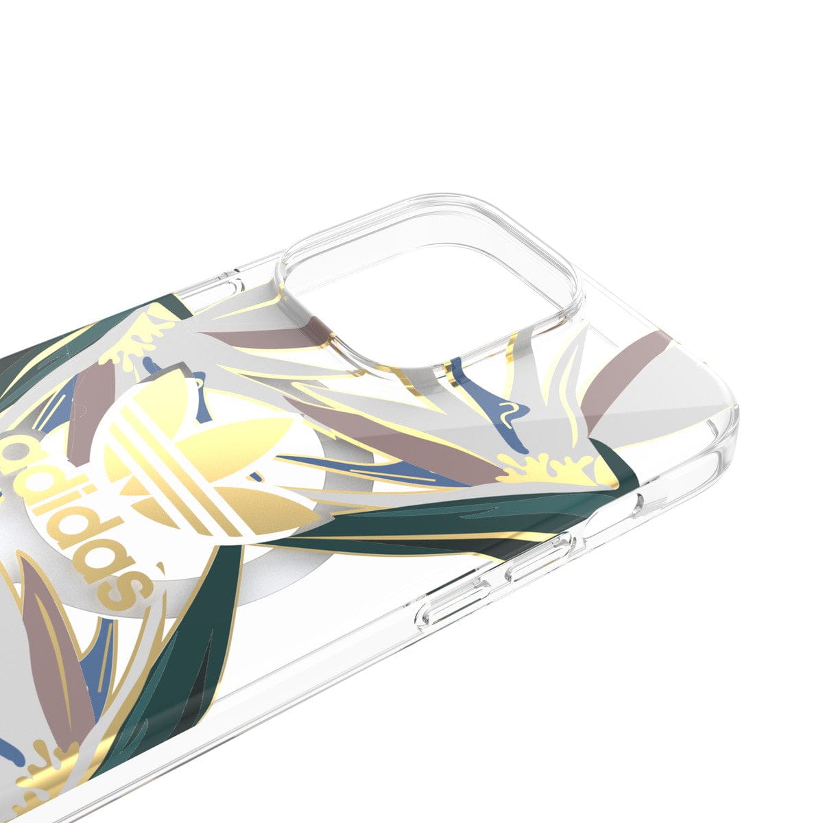 [OUTLET] iPhone 14 Pro Max スマホケース スマホカバー MagSafe対応 メタリック グラフィックデザイン Clear(クリア)/Gold(ゴールド) adidas Originals[アディダス オリジナルス] クリア 50225 (GC2976)