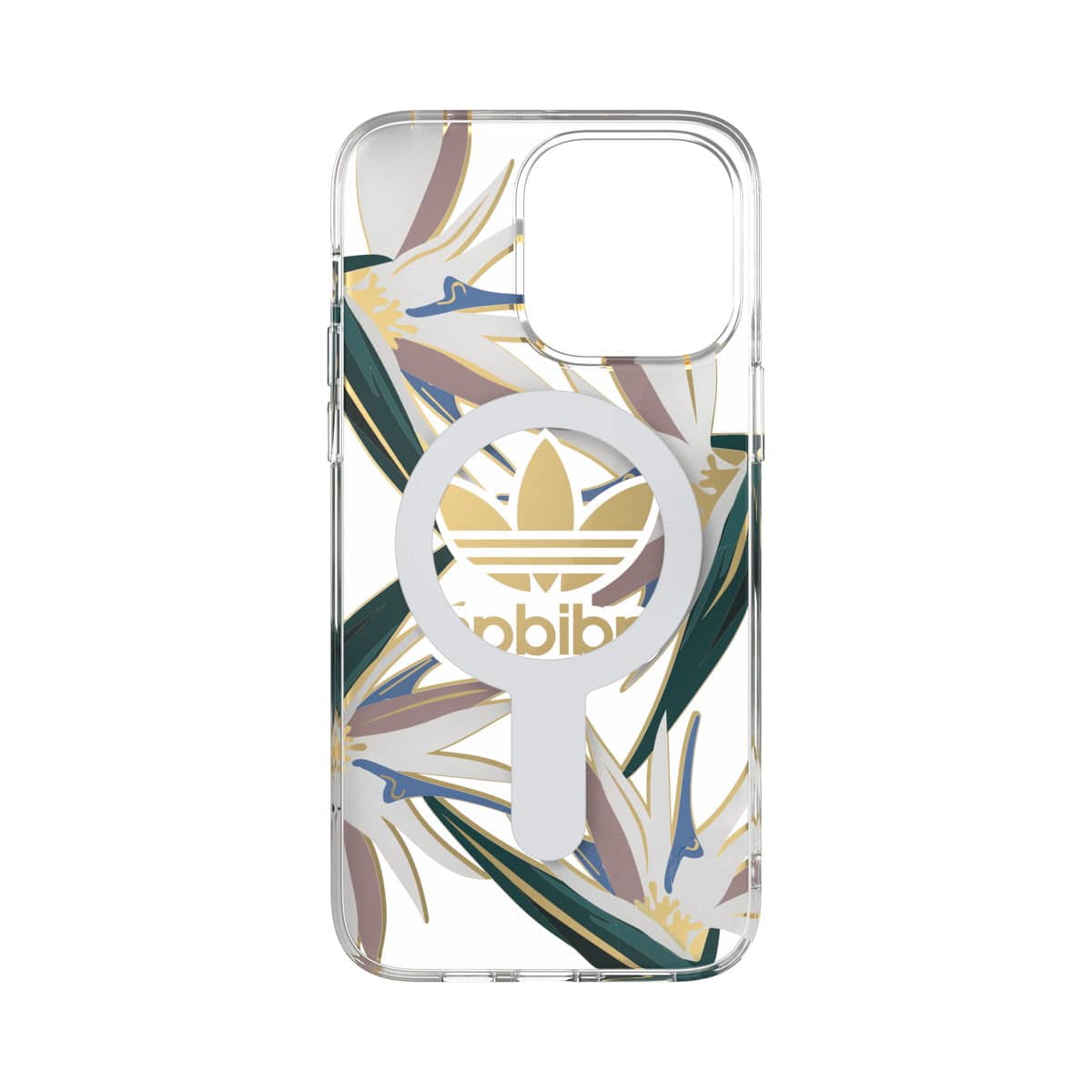 [OUTLET] iPhone 14 Pro Max スマホケース スマホカバー MagSafe対応 メタリック グラフィックデザイン Clear(クリア)/Gold(ゴールド) adidas Originals[アディダス オリジナルス] クリア 50225 (GC2976)