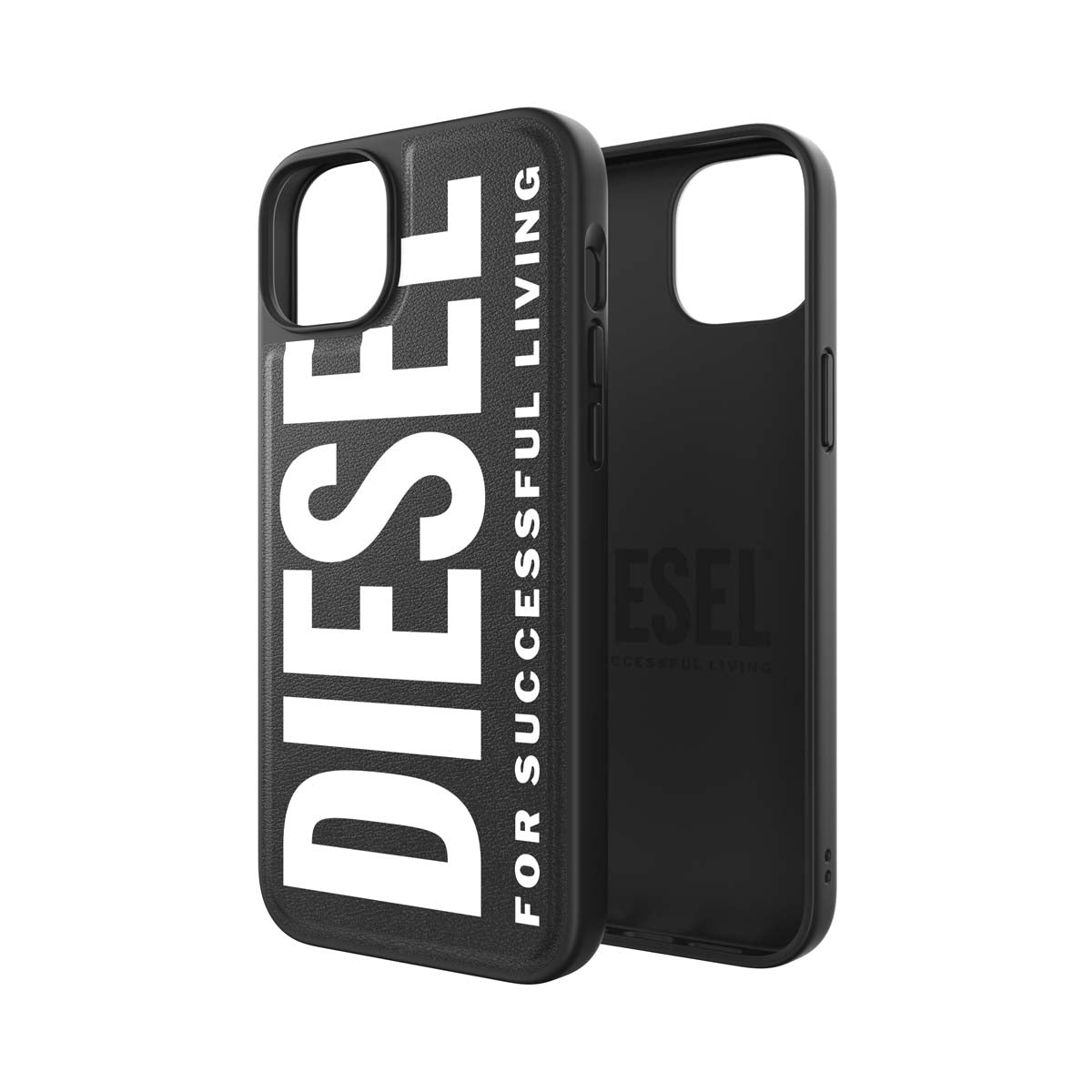 [OUTLET] iPhone 14 Plus スマホケース スマホカバー Core Black(ブラック)/white(ホワイト) ロゴ DIESEL[ディーゼル] ブラック/ホワイト 50258