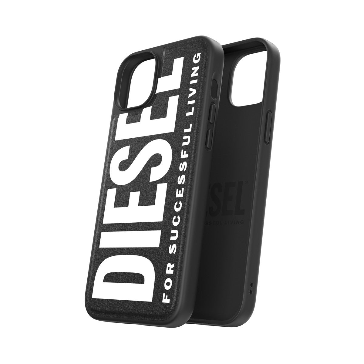 [OUTLET] iPhone 14 Plus スマホケース スマホカバー Core Black(ブラック)/white(ホワイト) ロゴ DIESEL[ディーゼル] ブラック/ホワイト 50258
