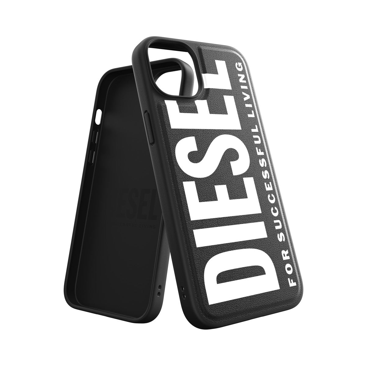 [OUTLET] iPhone 14 Plus スマホケース スマホカバー Core Black(ブラック)/white(ホワイト) ロゴ DIESEL[ディーゼル] ブラック/ホワイト 50258