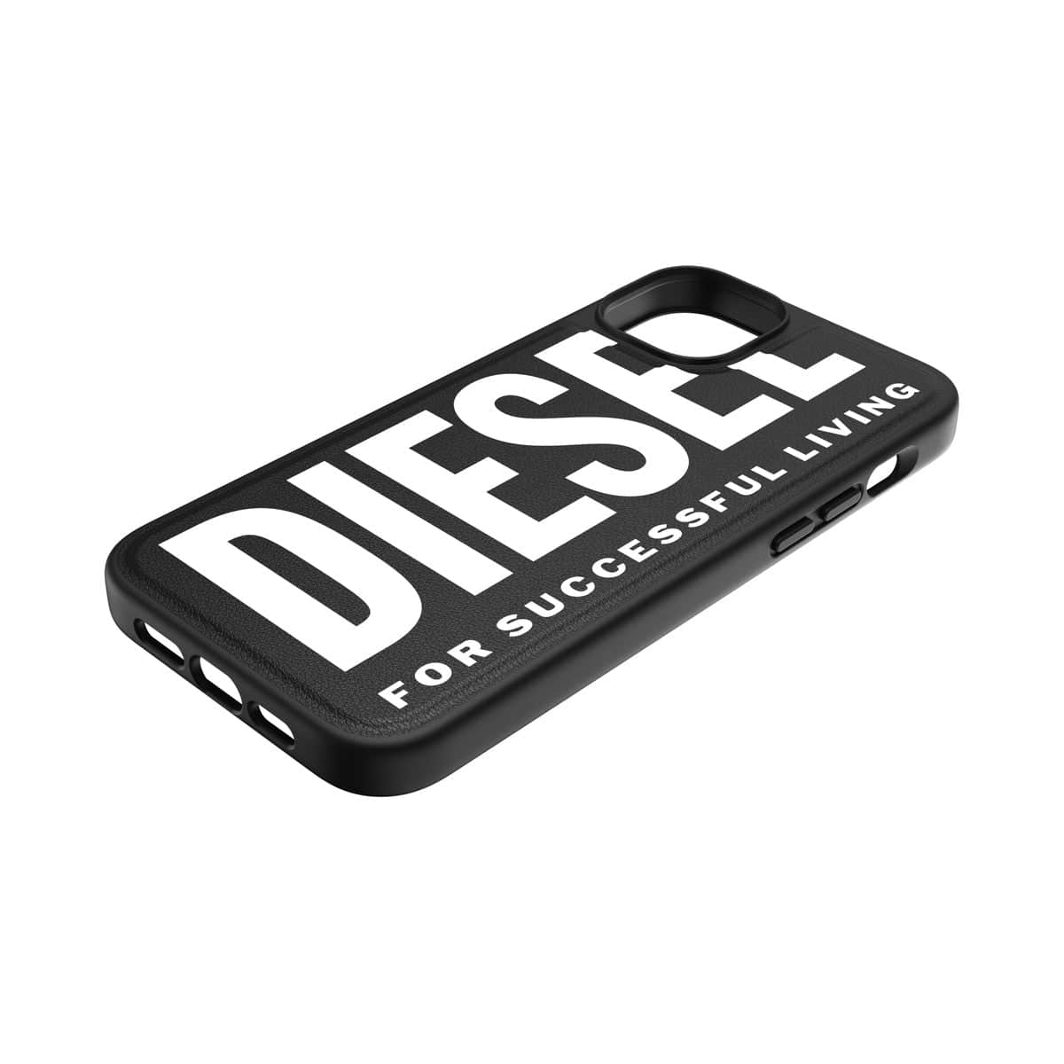 [OUTLET] iPhone 14 Plus スマホケース スマホカバー Core Black(ブラック)/white(ホワイト) ロゴ DIESEL[ディーゼル] ブラック/ホワイト 50258