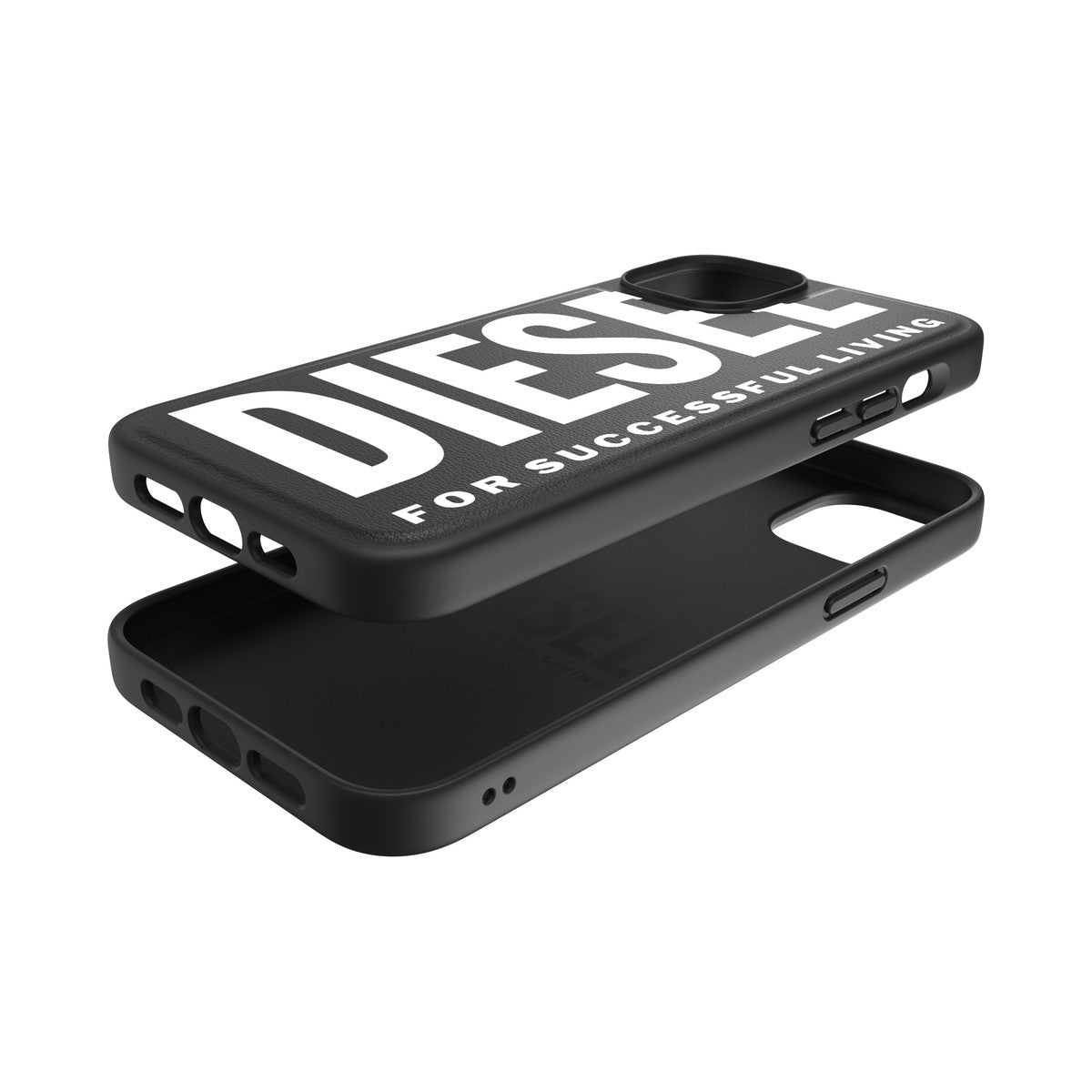 [OUTLET] iPhone 14 Plus スマホケース スマホカバー Core Black(ブラック)/white(ホワイト) ロゴ DIESEL[ディーゼル] ブラック/ホワイト 50258