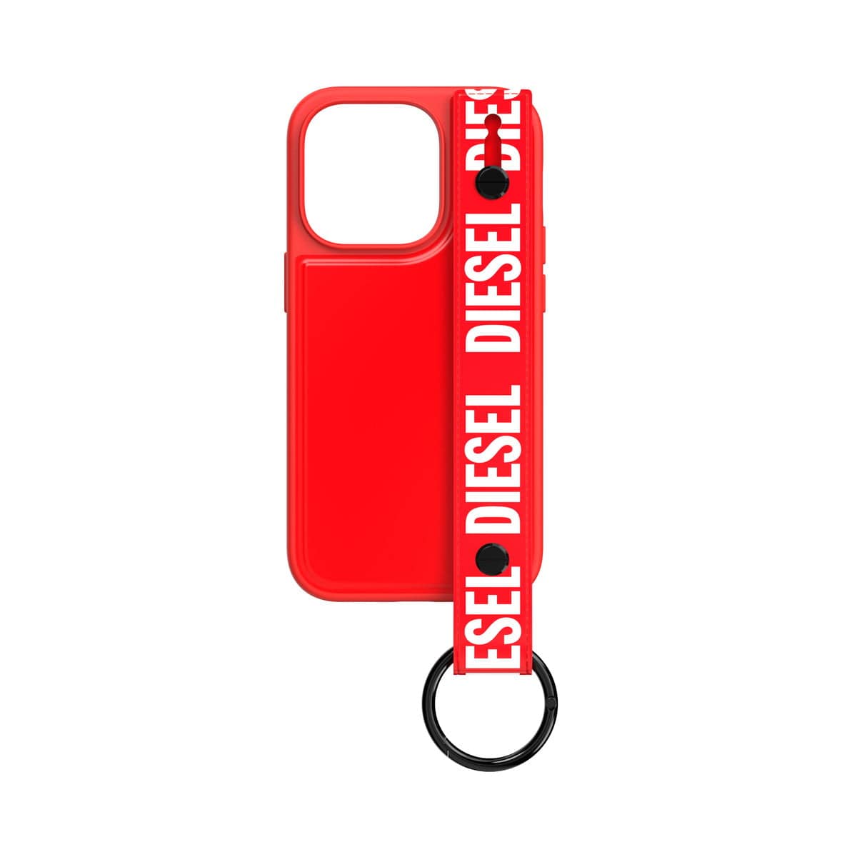 [OUTLET] iPhone 14 Pro スマホケース スマホカバー ハンドストラップ Red(レッド)/White(ホワイト) Handstrap スタンド機能 リング付 DIESEL[ディーゼル] レッド/ホワイト 50287
