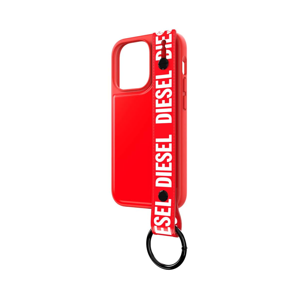 [OUTLET] iPhone 14 Pro スマホケース スマホカバー ハンドストラップ Red(レッド)/White(ホワイト) Handstrap スタンド機能 リング付 DIESEL[ディーゼル] レッド/ホワイト 50287