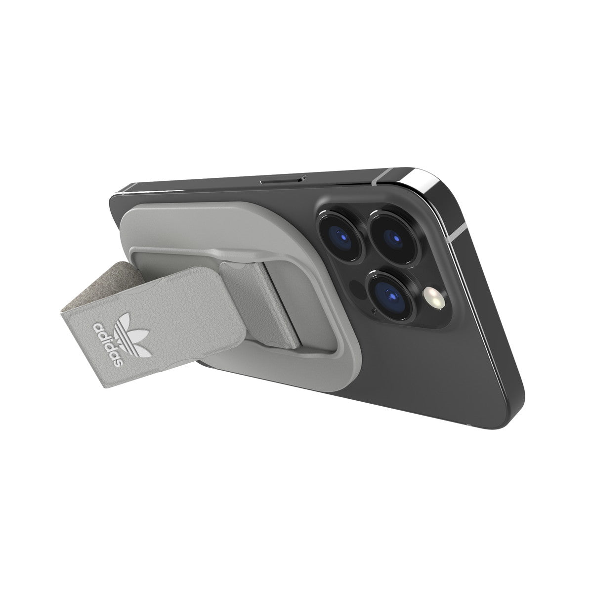 [OUTLET] スマホグリップ スマホスタンド MagSafe対応 Silver(シルバー) ロゴ グレー adidas Originals[アディダス オリジナルス] シルバー 50323 (GC3000)