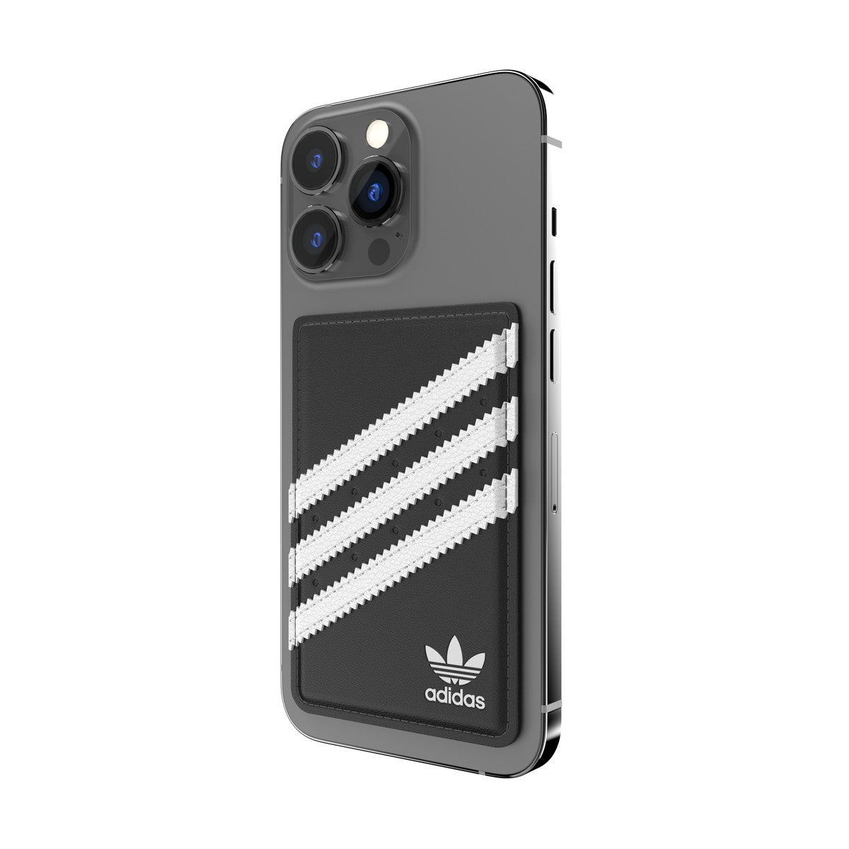 [OUTLET] スマホ用カードケース ユニバーサルポケット MagSafe対応 SAMBA(サンバ)シリーズ Black(ブラック)/White(ホワイト) ロゴ didas Originals[アディダス オリジナルス] (50325(GC3002))