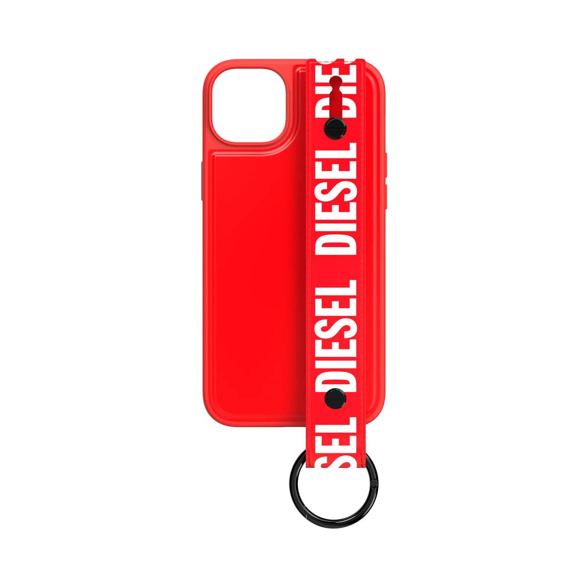 [OUTLET] iPhone 14 Plus スマホケース スマホカバー ハンドストラップ Red(レッド)/White(ホワイト) Handstrap スタンド機能 リング付 DIESEL[ディーゼル] レッド/ホワイト 51498