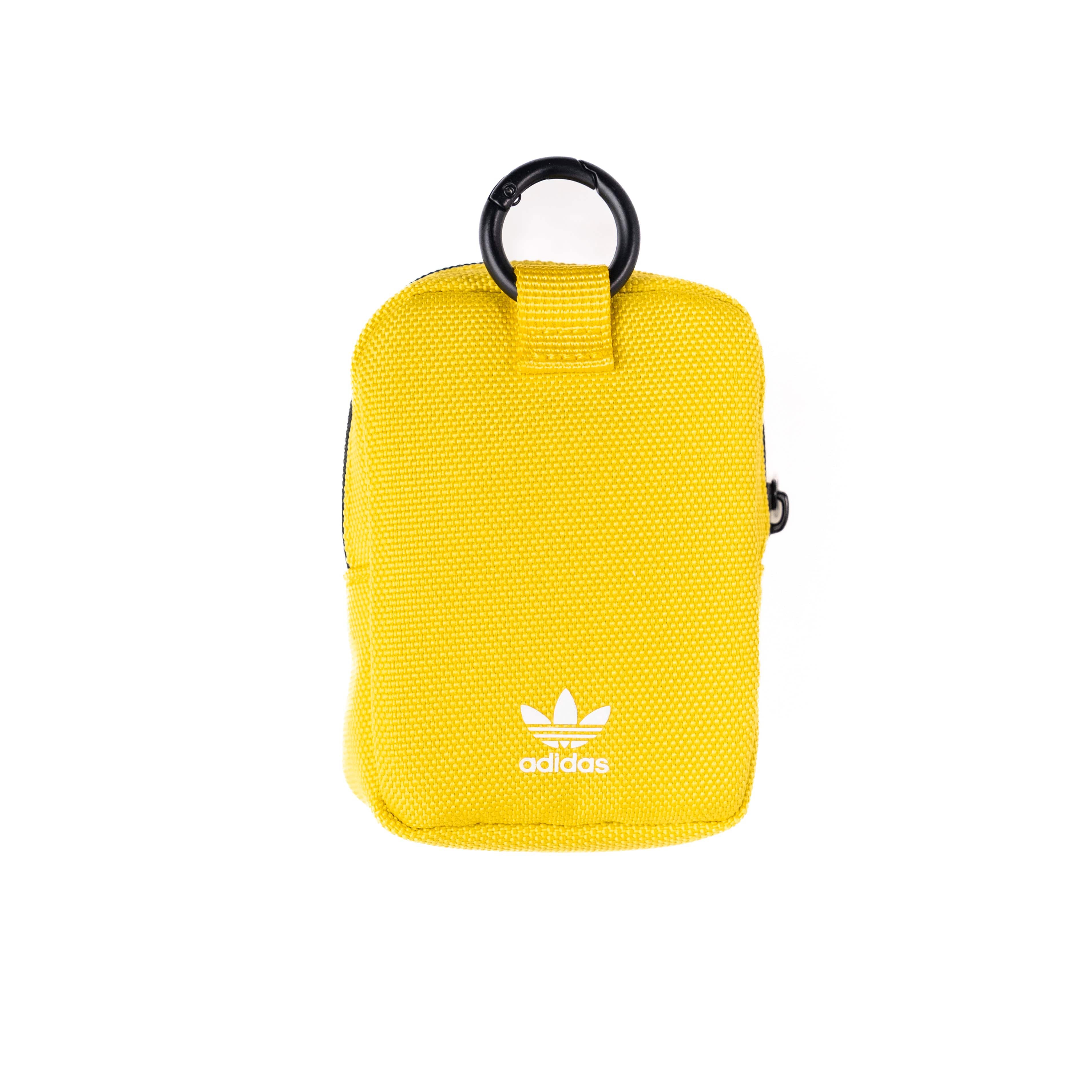 [OUTLET] ユニバーサルポーチ スモール Gold(ゴールド)/Yellow(イエロー)/White(ホワイト) Small Tech Pouch ロゴ イヤホン/ガジェット/小物入れ リング(カラビナ)付 adidas Originals[アディダス オリジナルス] イエロー/ホワイト 51727 (IQ5122)