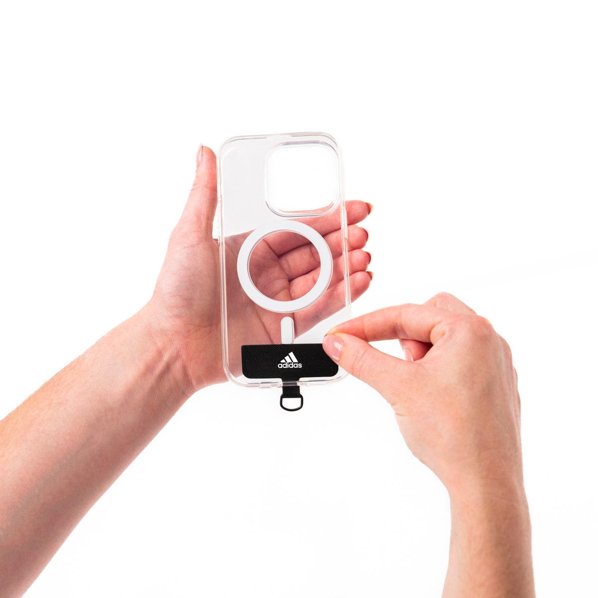 [OUTLET] フォンネックストラップ ショルダーストラップ フォンタブ付 Universal Necklace Black(ブラック)/White(ホワイト) adidas SPORTSWEAR[アディダス スポーツウェア] ブラック/ホワイト 53683 (IR3624)