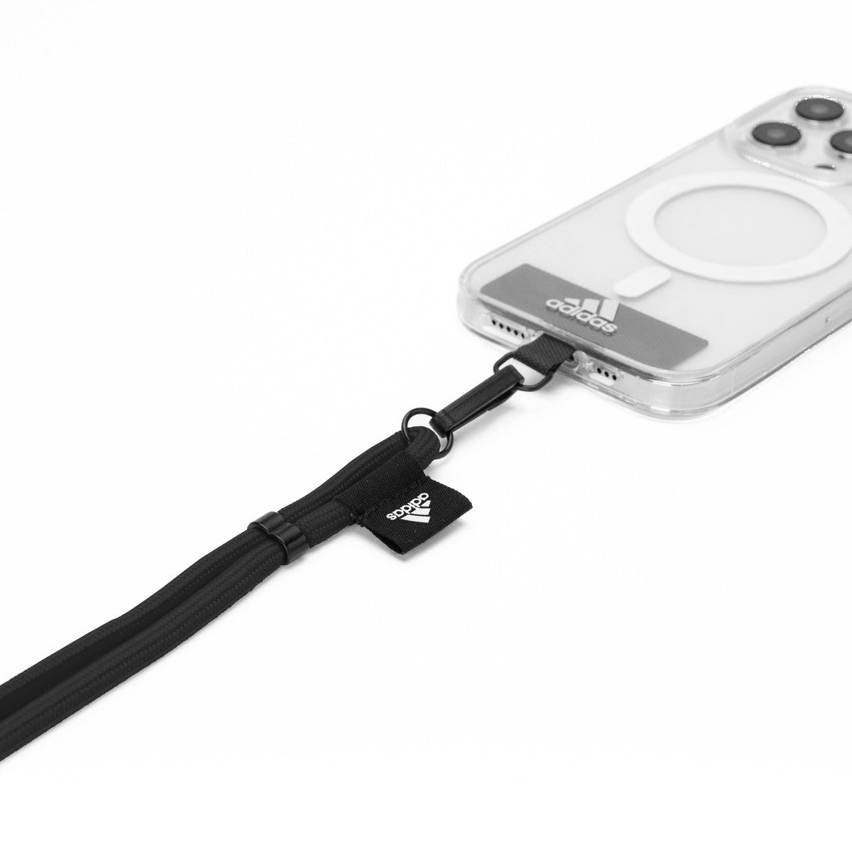 [OUTLET] フォンネックストラップ ショルダーストラップ フォンタブ付 Universal Necklace Black(ブラック)/White(ホワイト) adidas SPORTSWEAR[アディダス スポーツウェア] ブラック/ホワイト 53683 (IR3624)