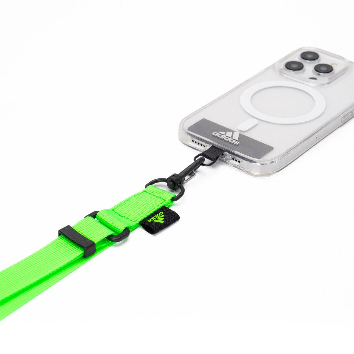 [OUTLET] フォンネックストラップ ショルダーストラップ ワイド幅 フォンタブ付 Universal Necklace Wide Lucid Yellow-Green Lemon(レモン)/Black(ブラック) きみどり (53685(IR3626)) きみどり/ブラック