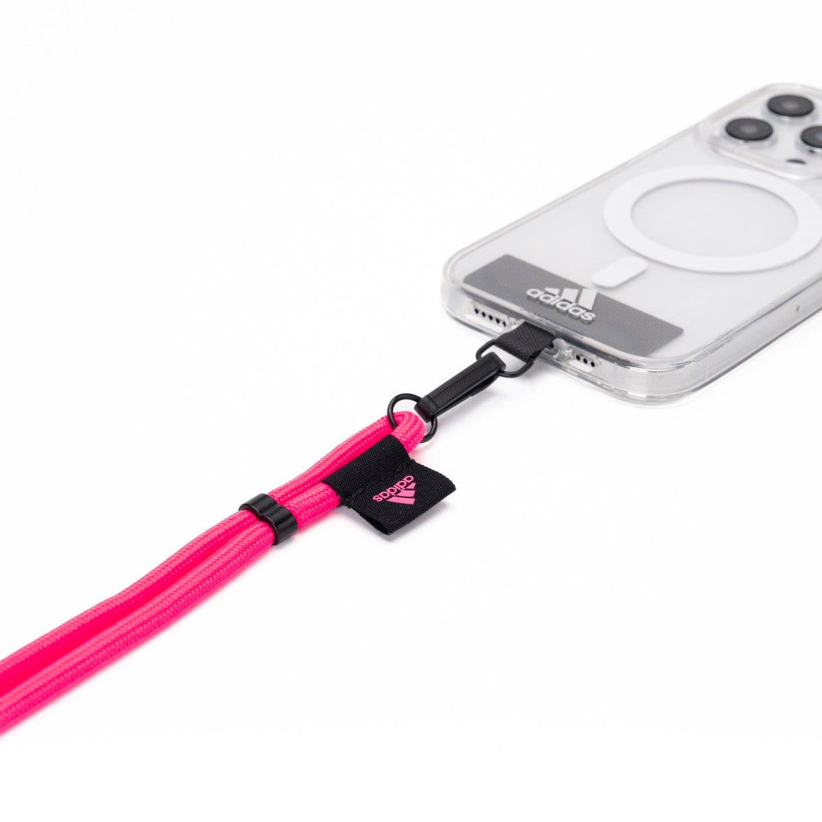 [OUTLET] フォンネックストラップ ネックショルダー フォンタブ付 Universal Necklace Pink(ピンク)/Black(ブラック) adidas SPORTSWEAR[アディダス スポーツウェア] ピンク/ブラック 53687 (IR3628)