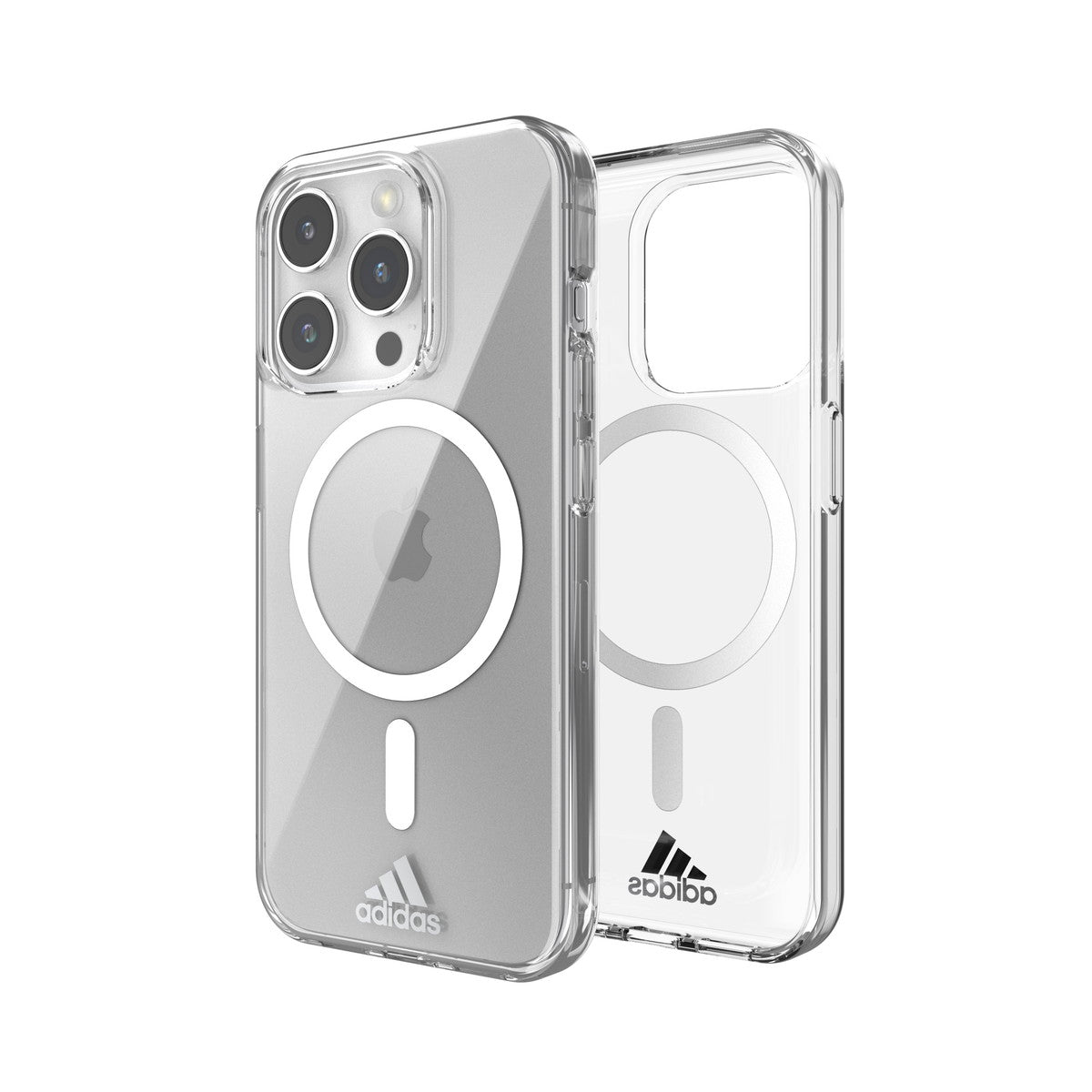 [OUTLET] iPhone 15 Pro スマホケース スマホカバー MagSafe対応 Recycled MagSafe Case Clear(クリア)/Silver(シルバー) adidas SPORTSWEAR[アディダス スポーツウェア] クリア/シルバー 53725 (IR3955)