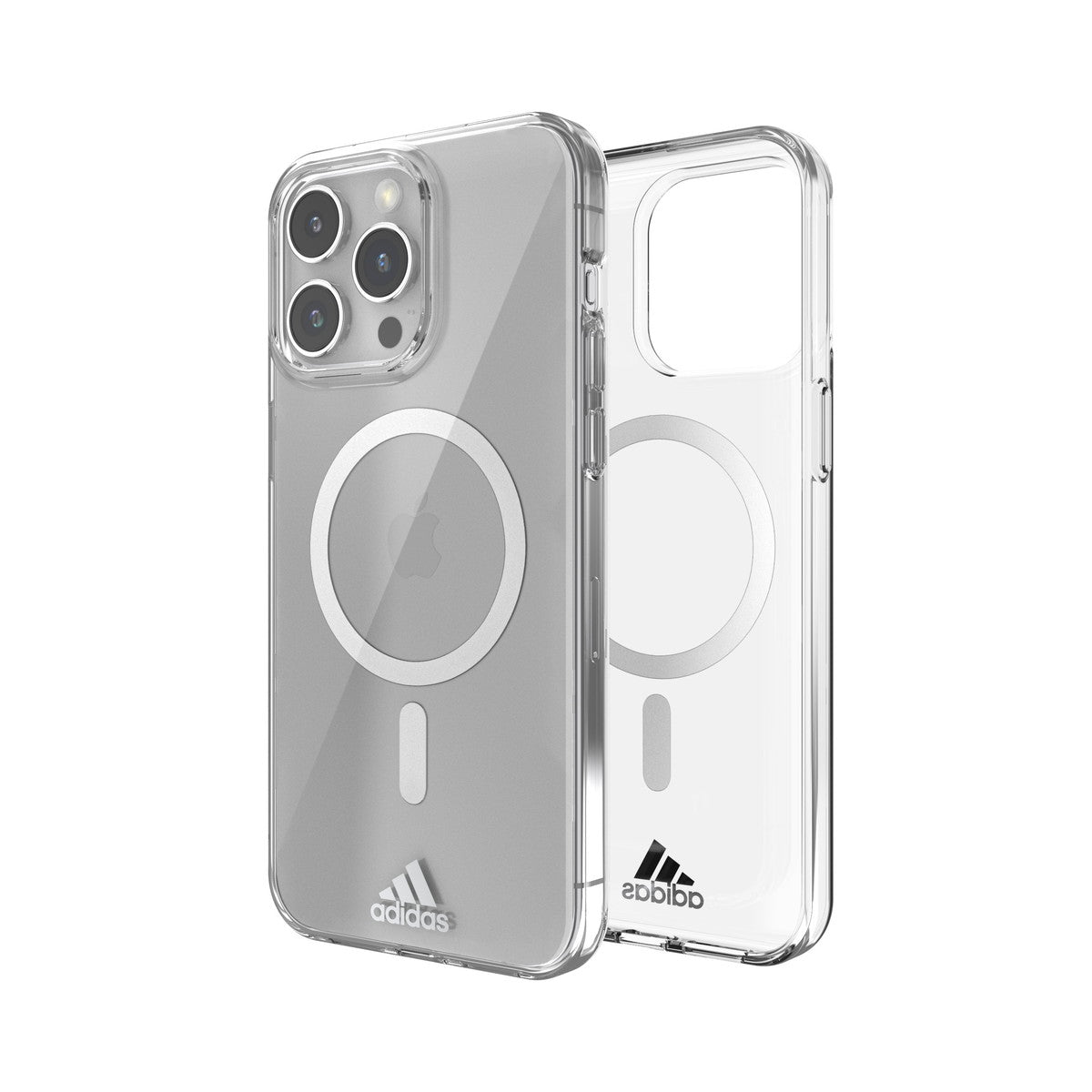 [OUTLET] iPhone 15 Pro Max スマホケース スマホカバー MagSafe対応 Recycled MagSafe Case Clear(クリア)/Silver(シルバー) adidas SPORTSWEAR[アディダス スポーツウェア] クリア/シルバー 53727 (IR3957)