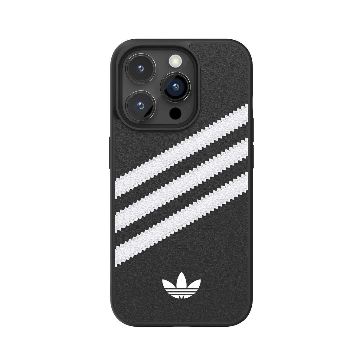 [OUTLET] iPhone 15 Pro スマホケース スマホカバー SAMBA(サンバ)シリーズ ロゴ Black(ブラック)/White(ホワイト) adidas Originals[アディダス オリジナルス] ブラック 53810 (IR3850)