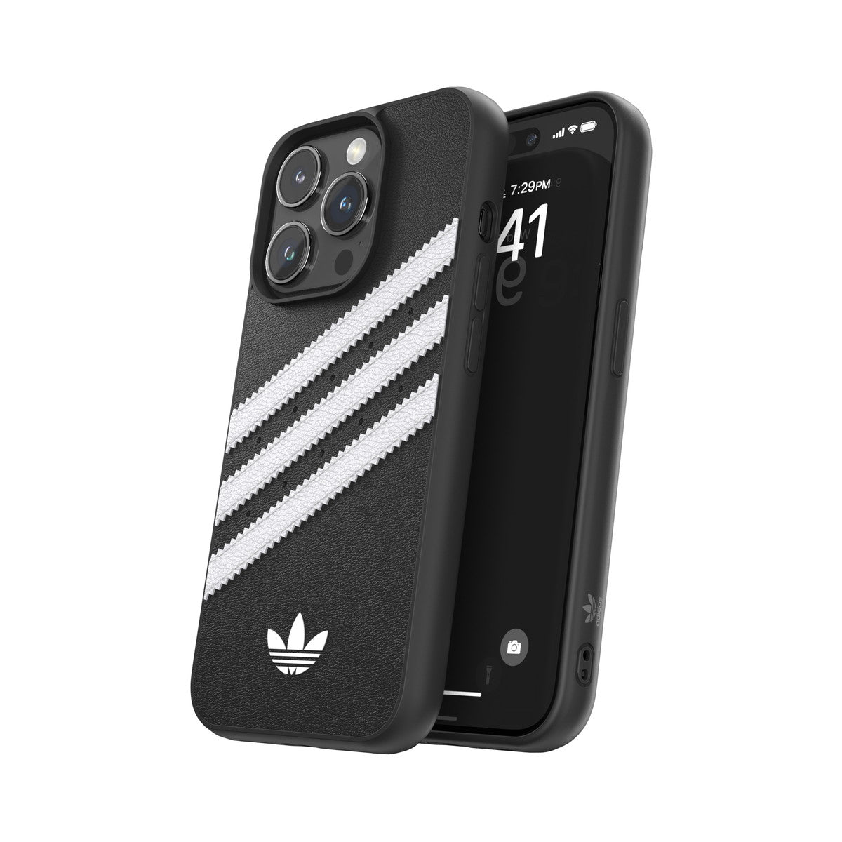[OUTLET] iPhone 15 Pro スマホケース スマホカバー SAMBA(サンバ)シリーズ ロゴ Black(ブラック)/White(ホワイト) adidas Originals[アディダス オリジナルス] ブラック 53810 (IR3850)