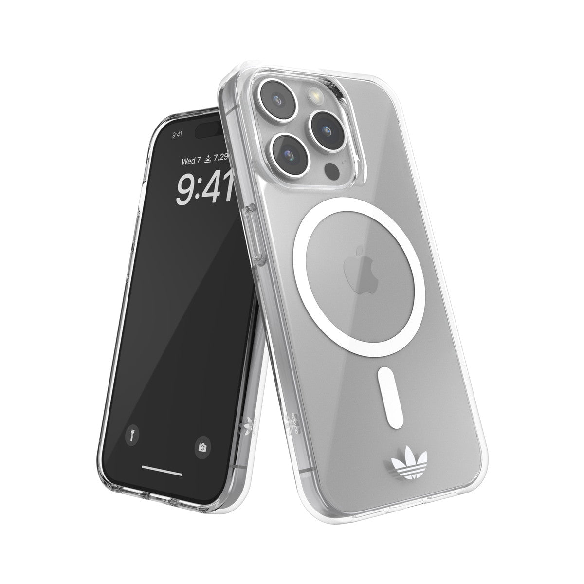 [OUTLET] iPhone 15 Pro スマホケース スマホカバー MagSafe対応 シンプル ロゴ CLEAR(クリア) adidas Originals[アディダス オリジナルス] クリア 53827 (IR3867)