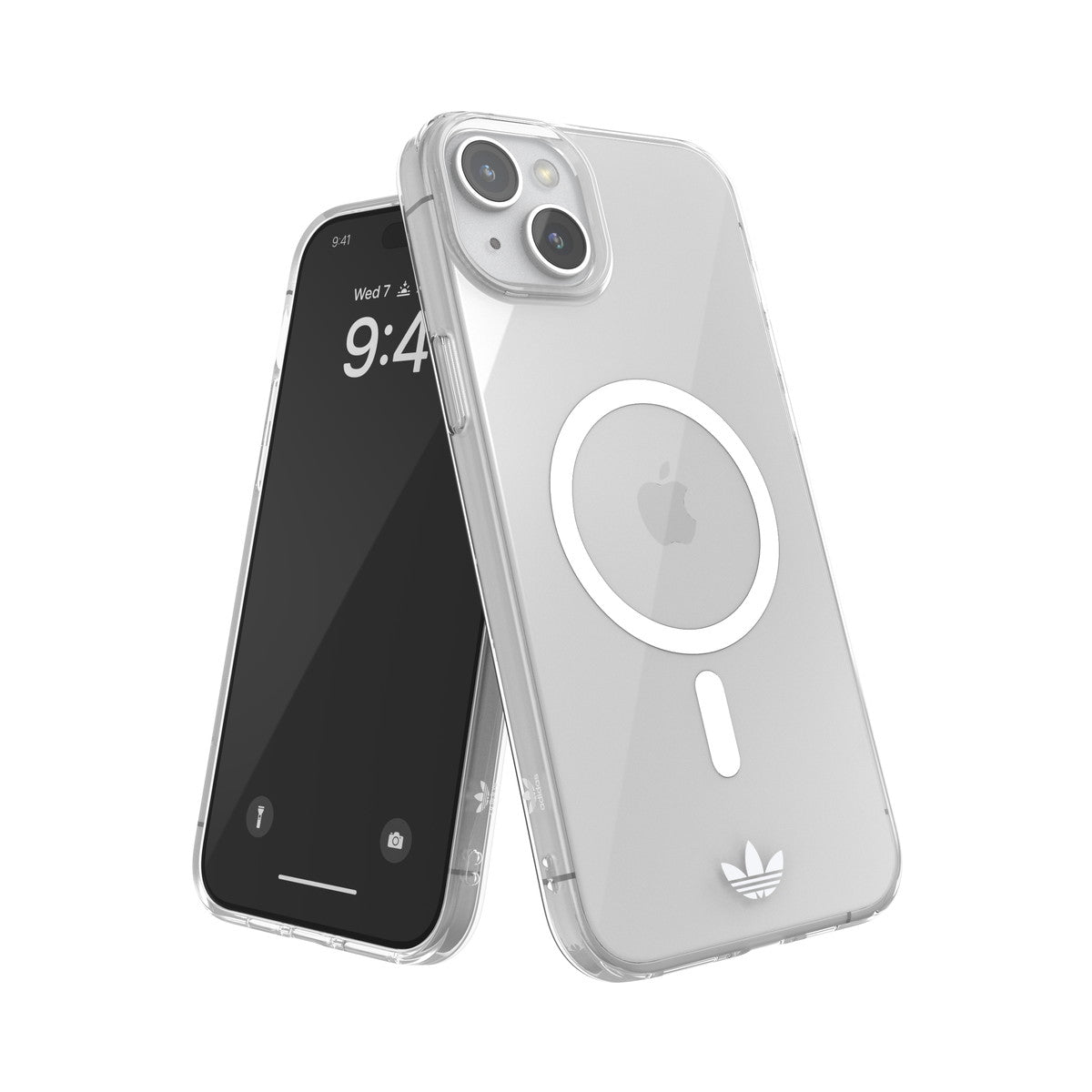 [OUTLET] iPhone 15 Plus スマホケース スマホカバー MagSafe対応 シンプル ロゴ CLEAR(クリア) adidas Originals[アディダス オリジナルス] クリア 53828 (IR3868)