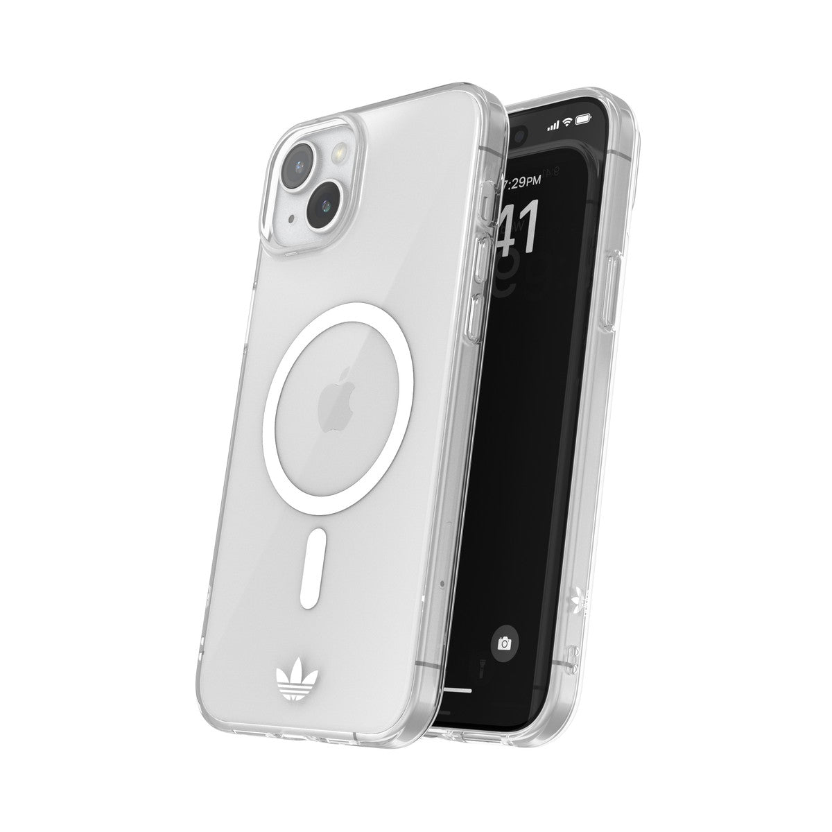 [OUTLET] iPhone 15 Plus スマホケース スマホカバー MagSafe対応 シンプル ロゴ CLEAR(クリア) adidas Originals[アディダス オリジナルス] クリア 53828 (IR3868)