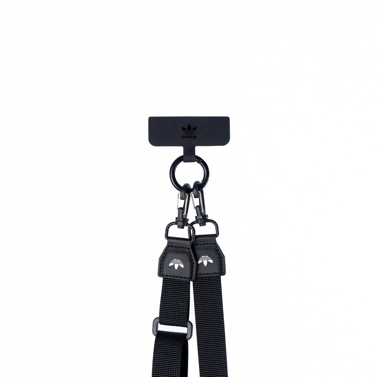 [OUTLET] ネックストラップ ショルダーストラップ ワイド幅 Black(ブラック)/White(ホワイト) Necklace Wide ロゴ adidas Originals[アディダス オリジナルス] ブラック 53839 (IR3878)