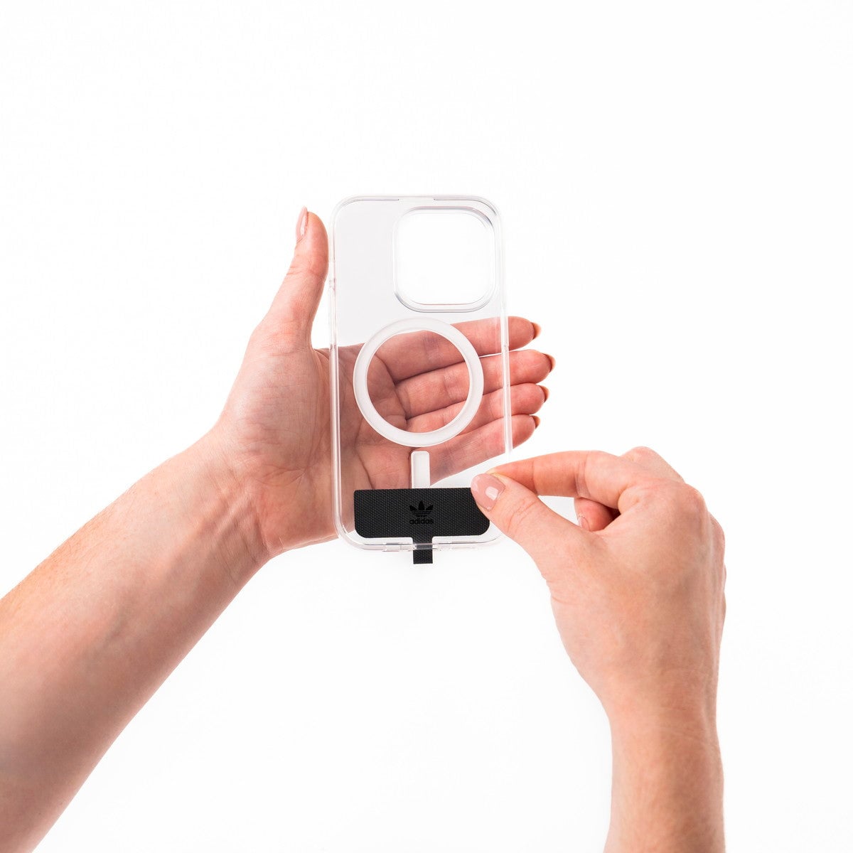 [OUTLET] ネックストラップ ショルダーストラップ ワイド幅 Black(ブラック)/White(ホワイト) Necklace Wide ロゴ adidas Originals[アディダス オリジナルス] ブラック 53839 (IR3878)