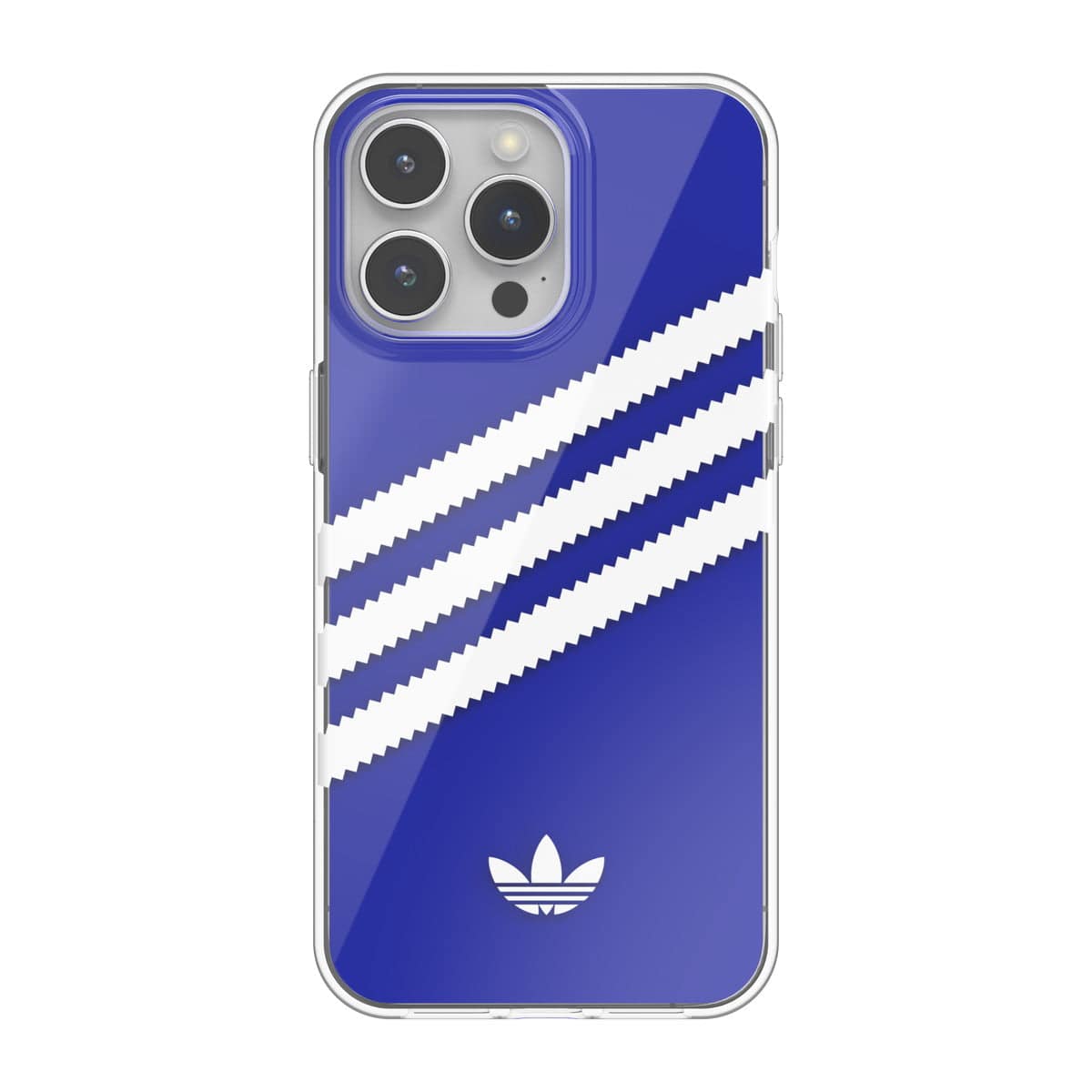 [OUTLET] iPhone 15 Pro Max スマホケース スマホカバー SAMBA(サンバ)シリーズ 5色カラーカスタム 3 STRIPES CLEAR w/5 films ロゴ 着せ替え クリア (53895(IR3934)) クリア/カラフル