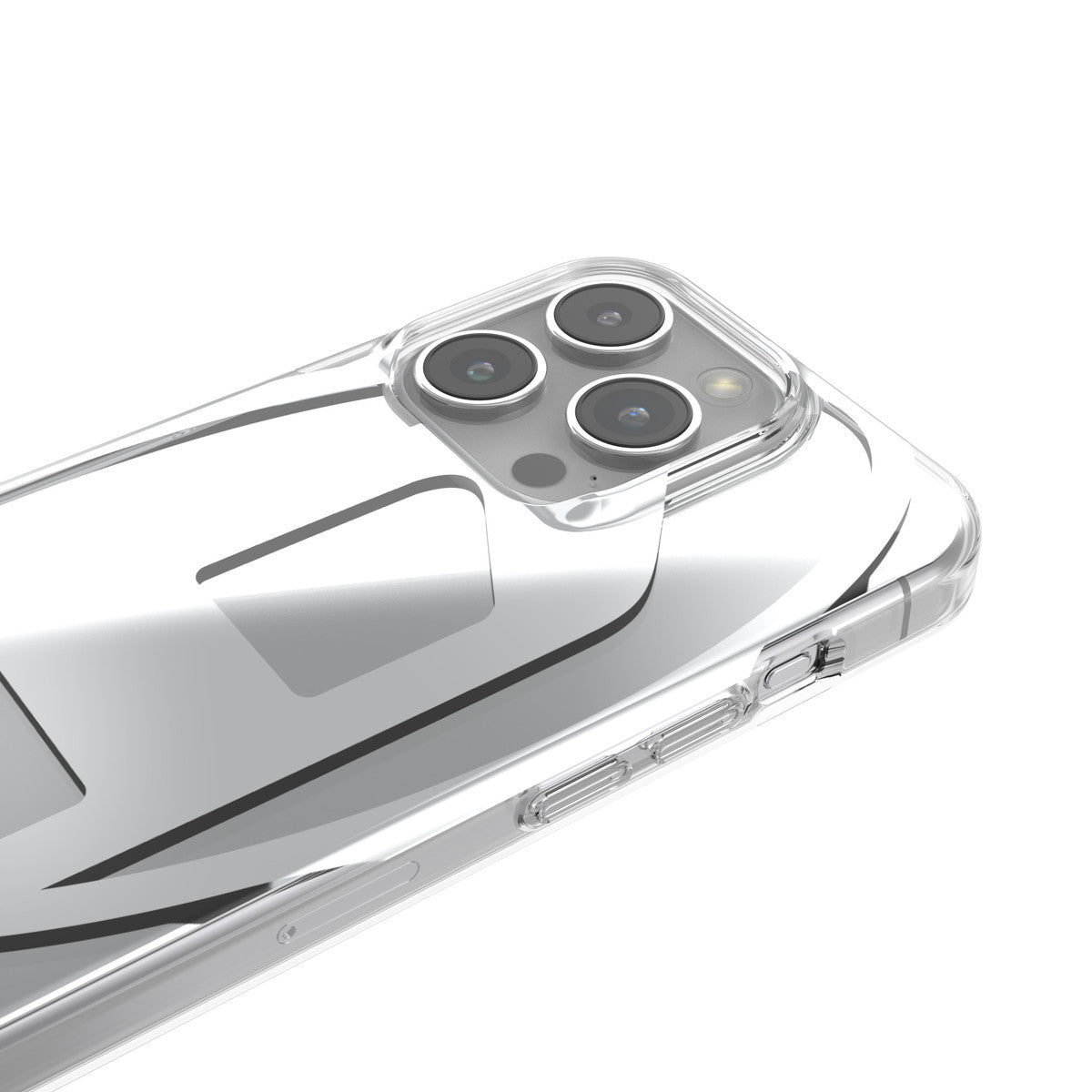 [OUTLET] iPhone 15 Pro スマホケース スマホカバー メタリック Oval D Clear/Silver(クリア/シルバー) DIESEL[ディーゼル] クリア/シルバー 54096