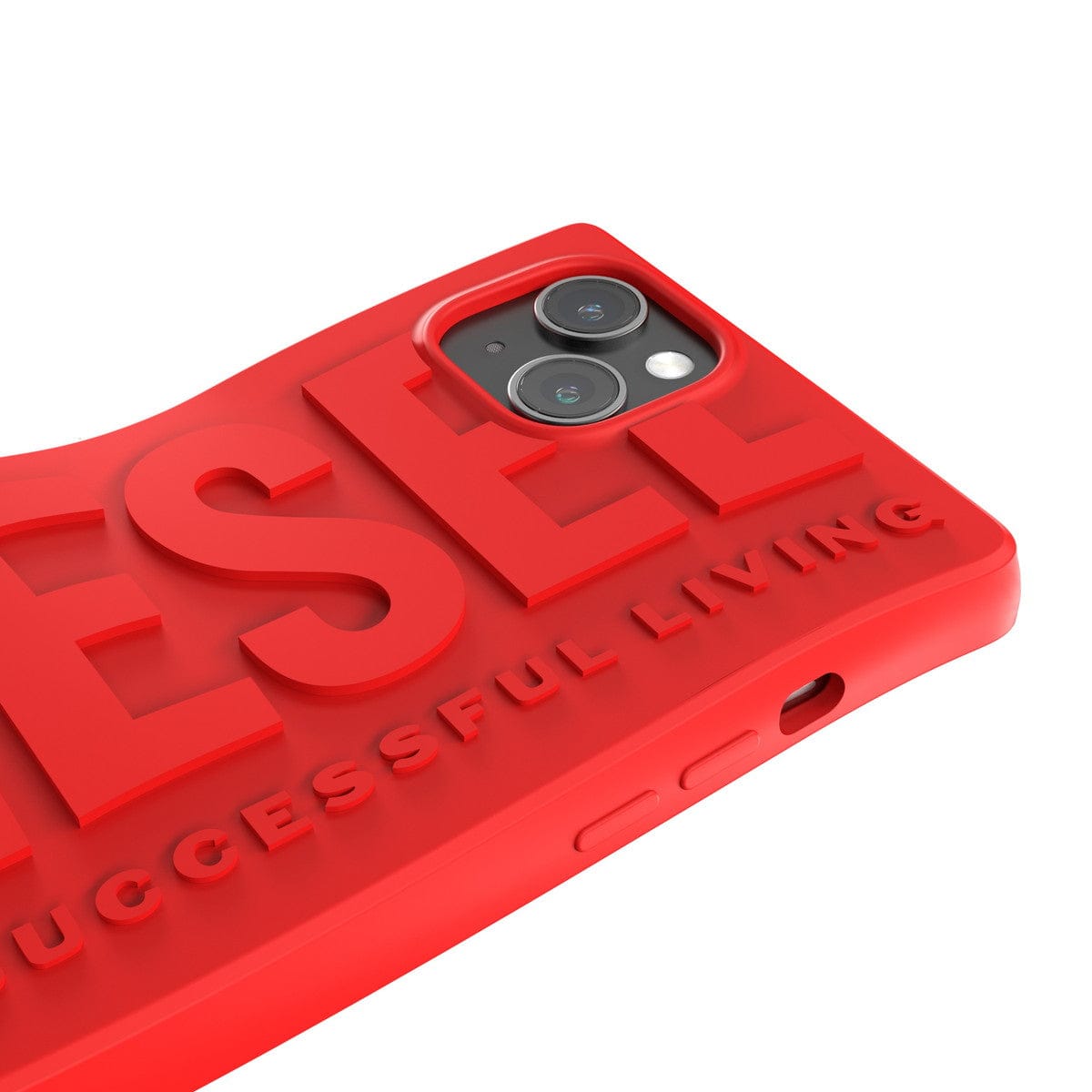 [OUTLET] iPhone 15 Plus スマホケース スマホカバー D By Silicone Red(レッド) 立体ロゴ ソフトシリコン DIESEL[ディーゼル] レッド 54118