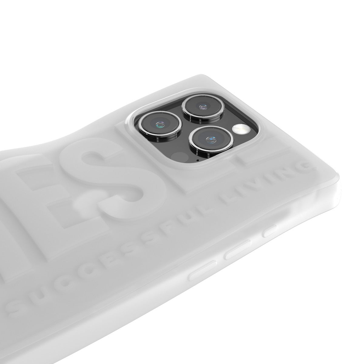 [OUTLET] iPhone 15 Pro スマホケース スマホカバー D By Silicone White(ホワイト) 立体ロゴ ソフトシリコン DIESEL[ディーゼル] ホワイト 54124