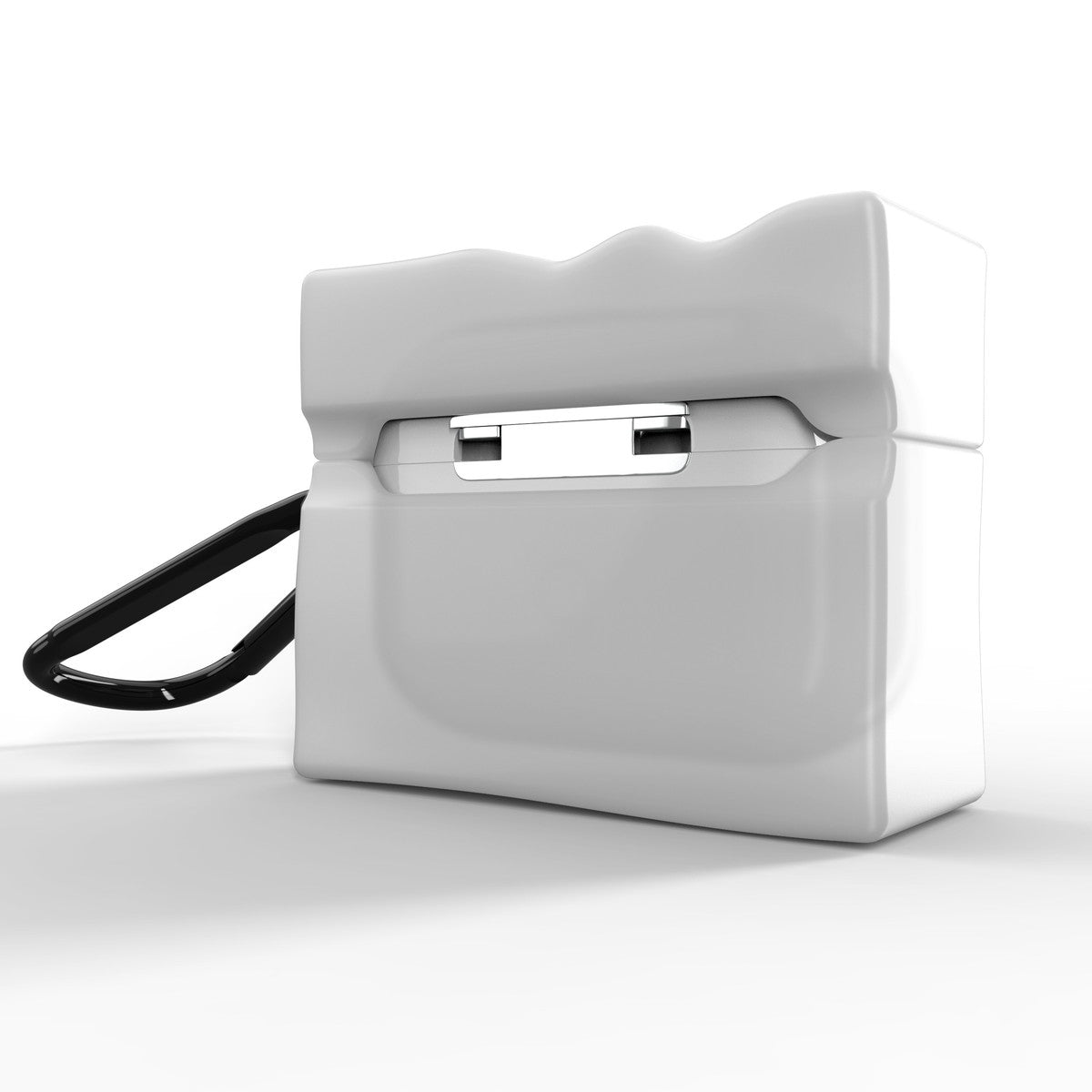 AirPods Pro ケース カバー ソフトシリコン クリップリング付 D By Silicone milky White(ホワイト) DIESEL[ディーゼル] ホワイト 54136