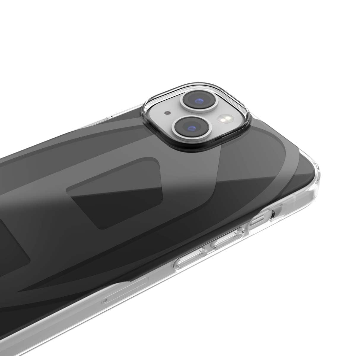 iPhone 14/ iPhone 13 スマホケース スマホカバー Oval D metallic(メタリック) Black(ブラック) DIESEL[ディーゼル] ブラック 60038