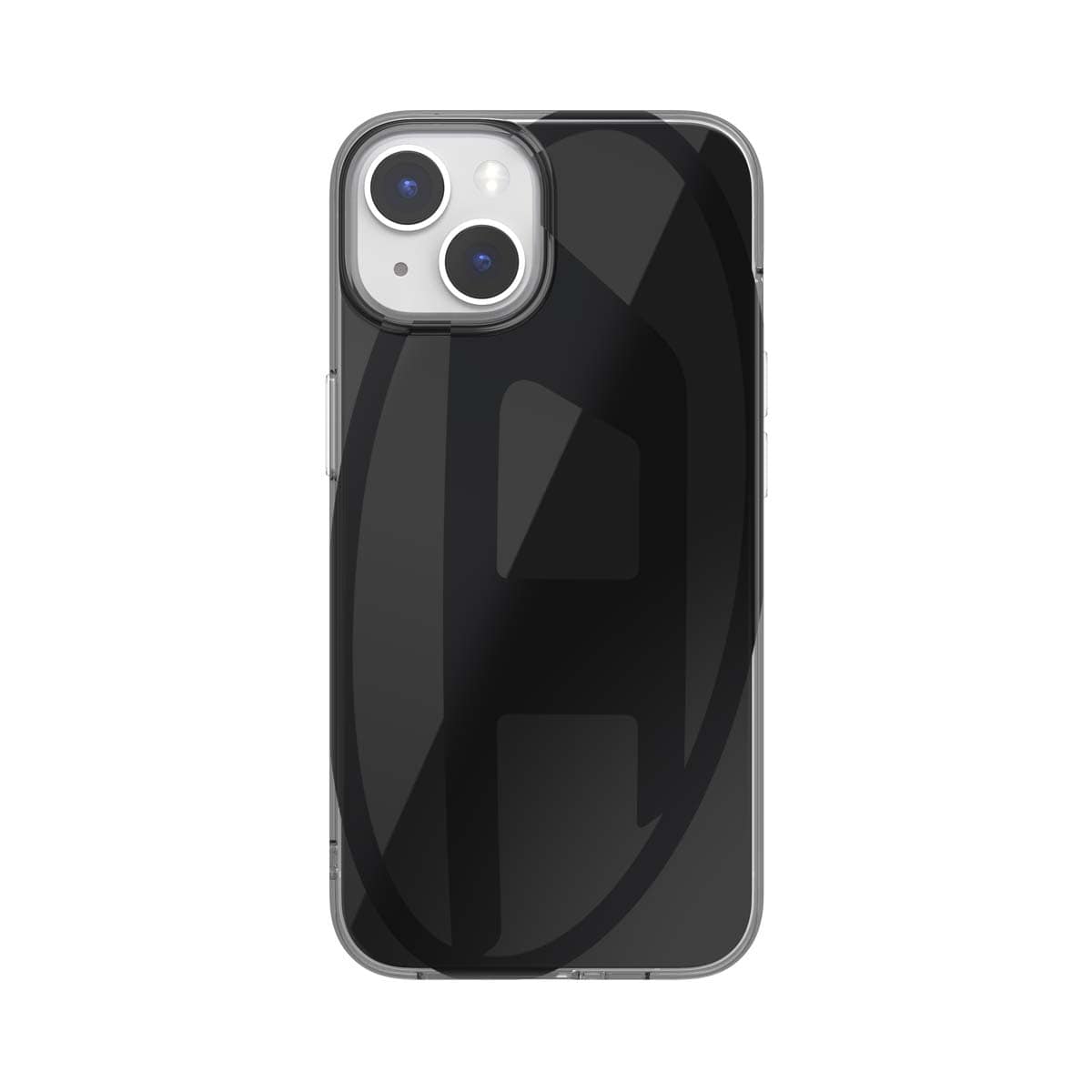 iPhone 14/ iPhone 13 スマホケース スマホカバー Oval D metallic(メタリック) Black(ブラック) DIESEL[ディーゼル] ブラック 60038