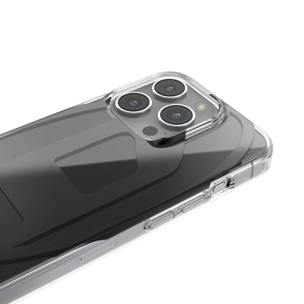 iPhone 15 Pro スマホケース スマホカバー Oval D Black(ブラック) DIESEL[ディーゼル] ブラック 60040