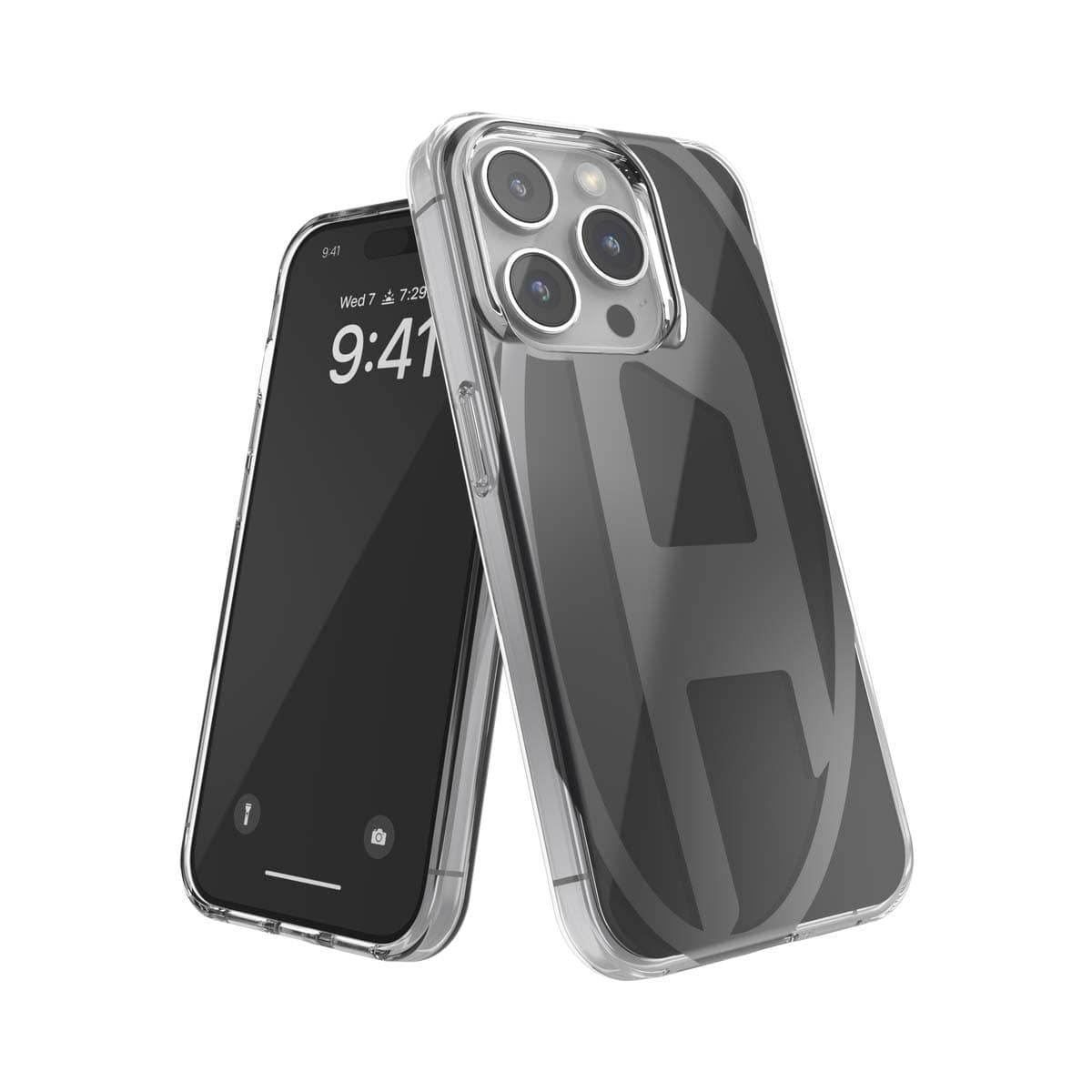 iPhone 15 Pro スマホケース スマホカバー Oval D Black(ブラック) DIESEL[ディーゼル] ブラック 60040
