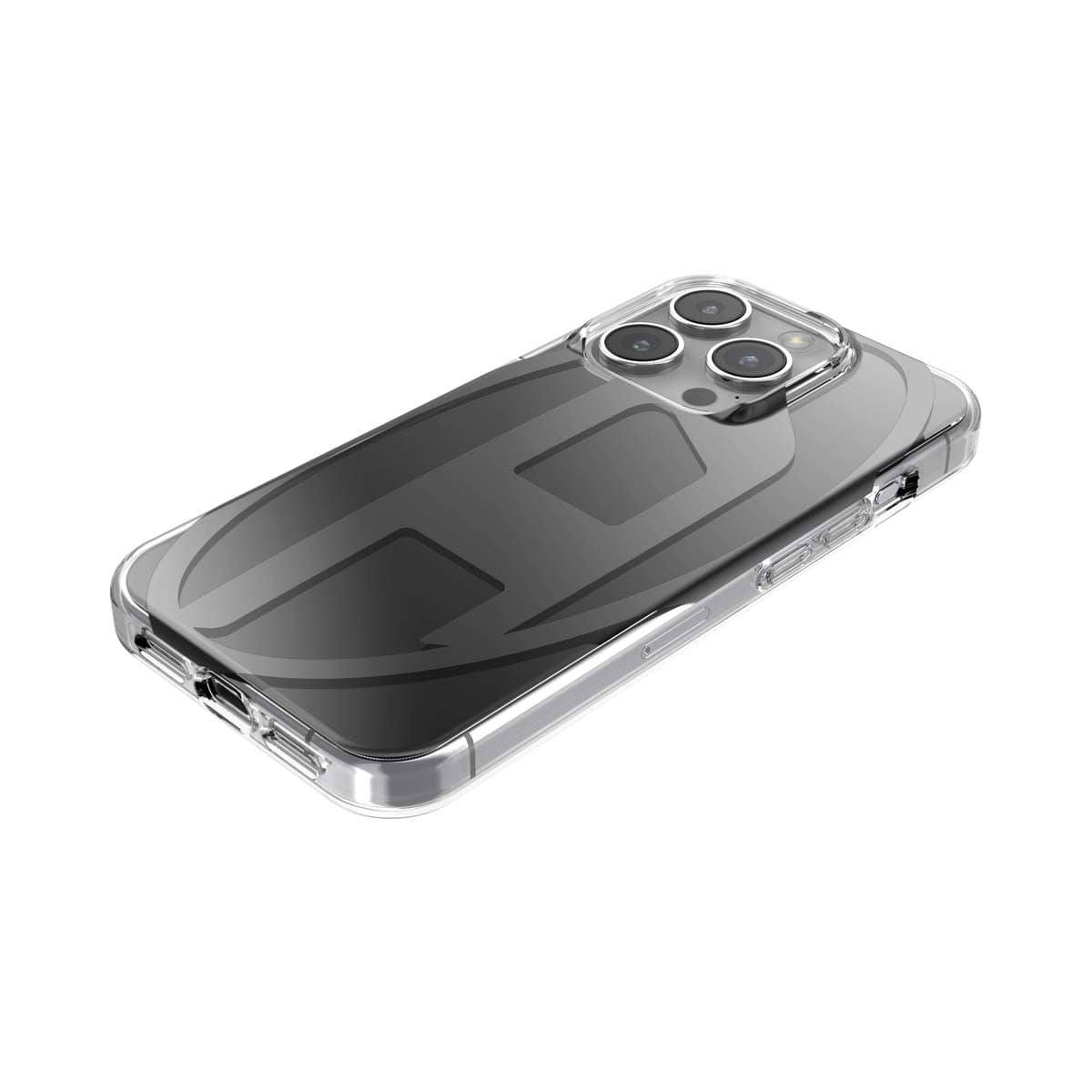 iPhone 15 Pro スマホケース スマホカバー Oval D Black(ブラック) DIESEL[ディーゼル] ブラック 60040