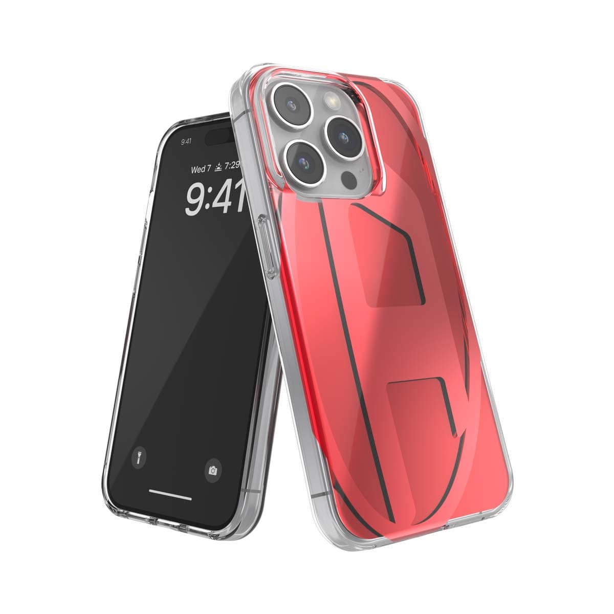iPhone 15 Pro スマホケース スマホカバー Oval D Red(レッド) DIESEL[ディーゼル] レッド 60044