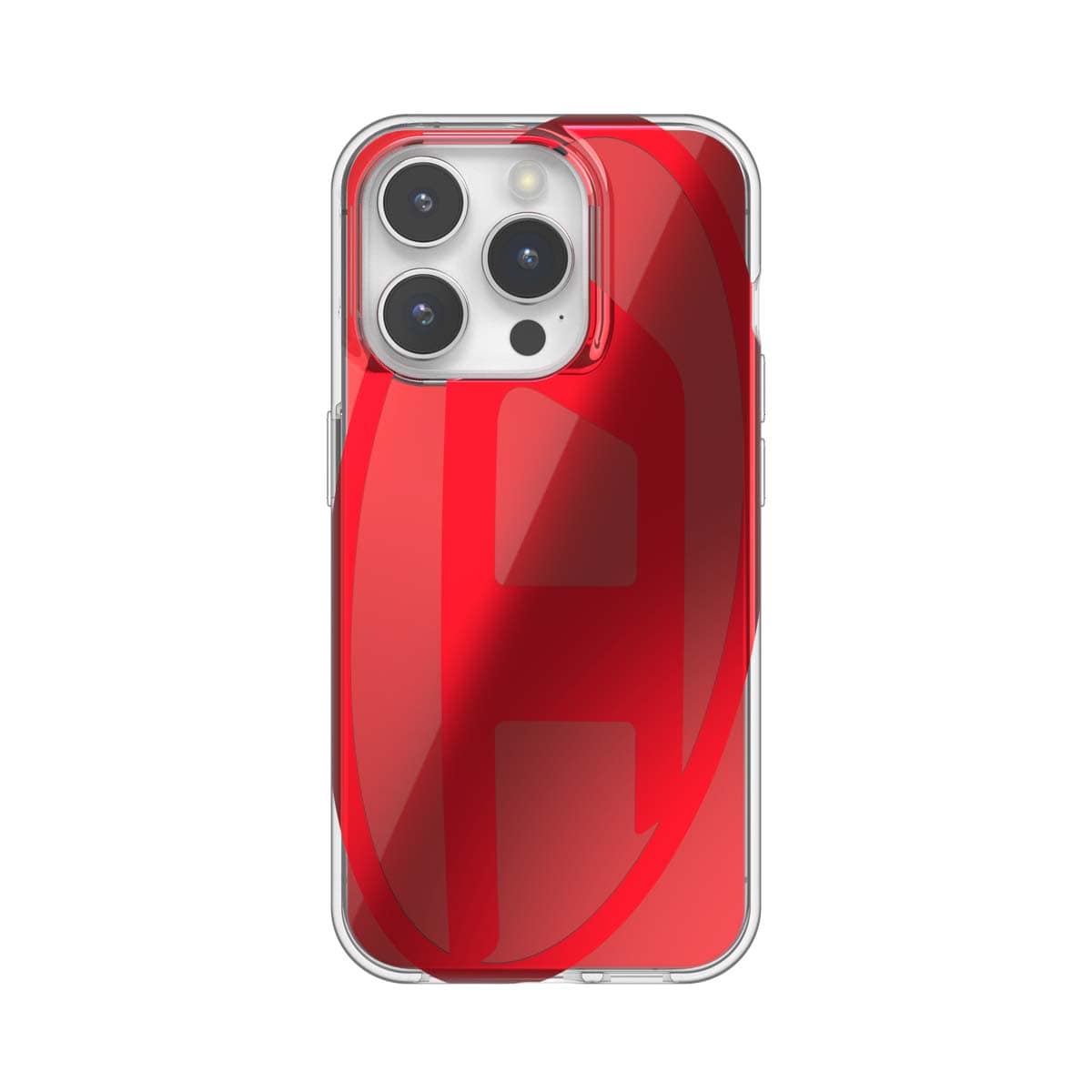 iPhone 15 Pro スマホケース スマホカバー Oval D Red(レッド) DIESEL[ディーゼル] レッド 60044