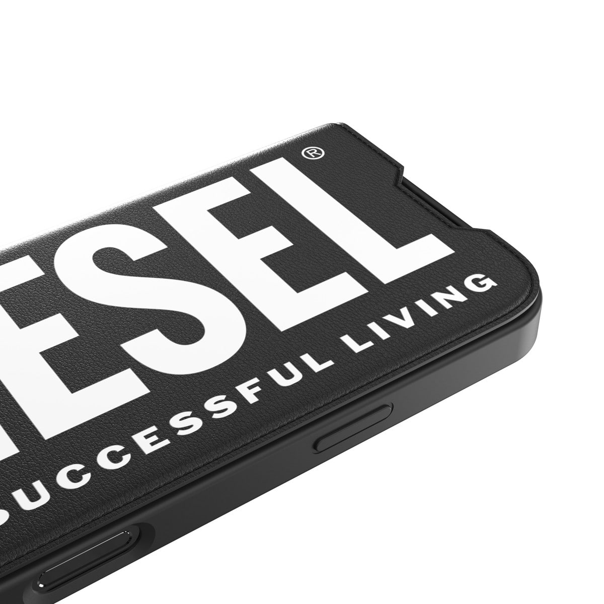 iPhone 16 Pro Max スマホケース スマホカバー 手帳型 ポケット/カードスリット搭載 MagSafe対応 Booklet Black(ブラック) DIESEL[ディーゼル] ブラック 60134