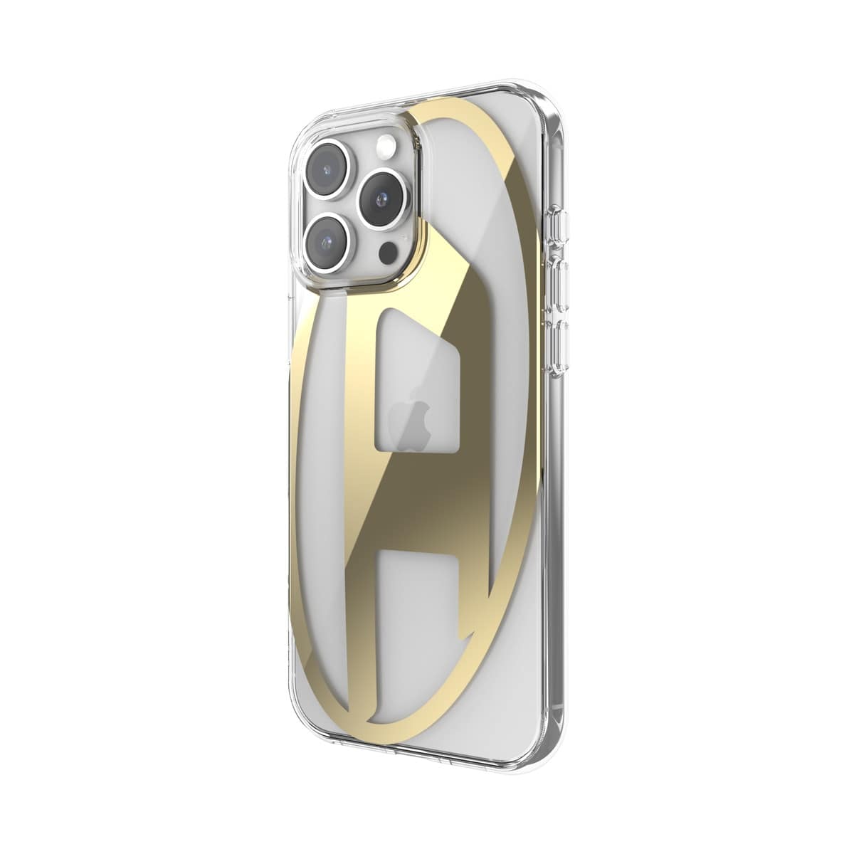 iPhone 16 Pro Max スマホケース スマホカバー ミラー メタリック Oval D Mirror Clear/Gold(クリア/ゴールド) DIESEL[ディーゼル] クリア/ゴールド 60138