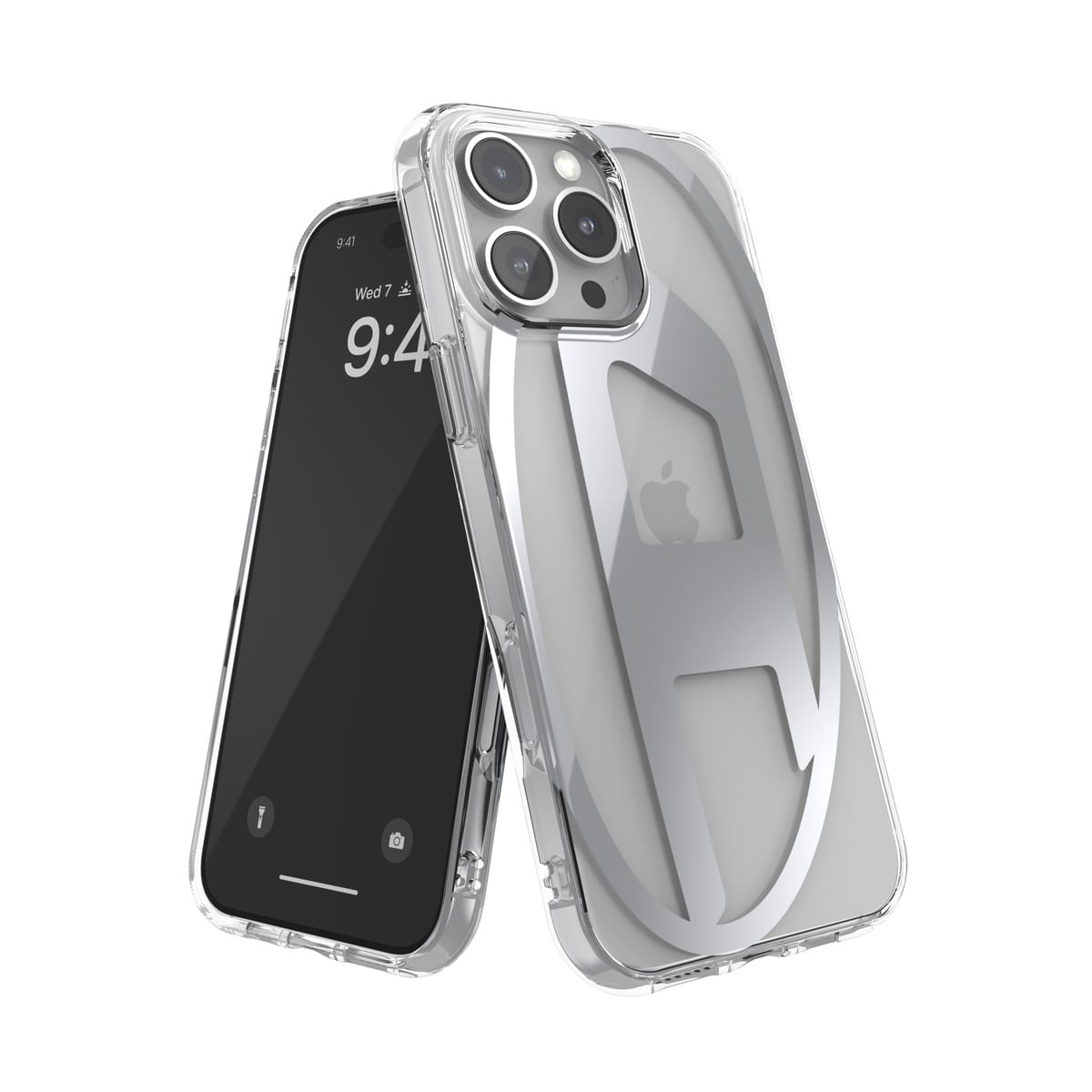 iPhone 16 Pro Max スマホケース スマホカバー Oval D Mirror(メタリック) Clear/Silver(クリア/シルバー) DIESEL[ディーゼル] クリア/シルバー 60142