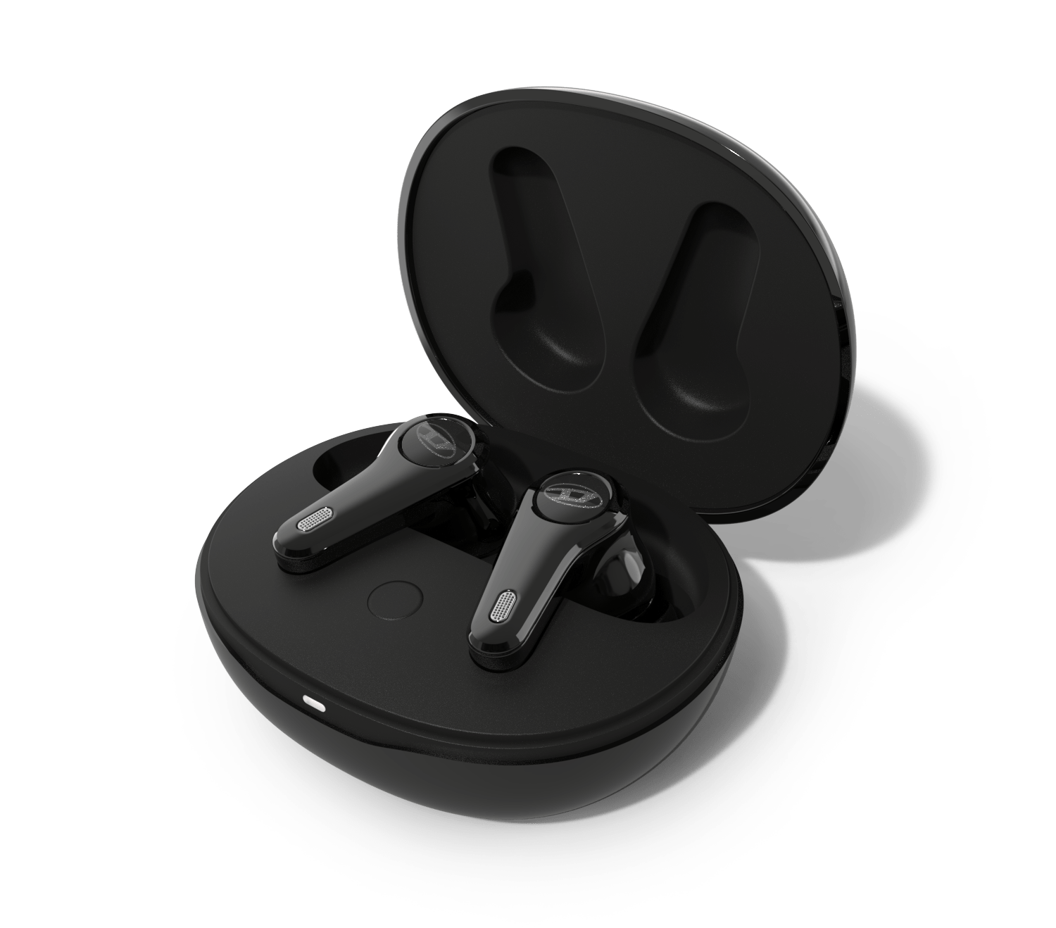 ワイヤレスイヤホン [グロッシー] オーバルD アクティブノイズキャンセリング機能 外音取り込み機能 True Wireless Earbuds Glossy[グロッシー] Black(ブラック) DIESEL[ディーゼル] ブラック 60214