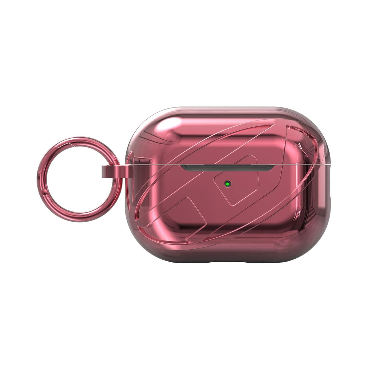 AirPods Pro ケース Oval D GLOSSY Pink(ピンク) DIESEL[ディーゼル] ピンク 60276