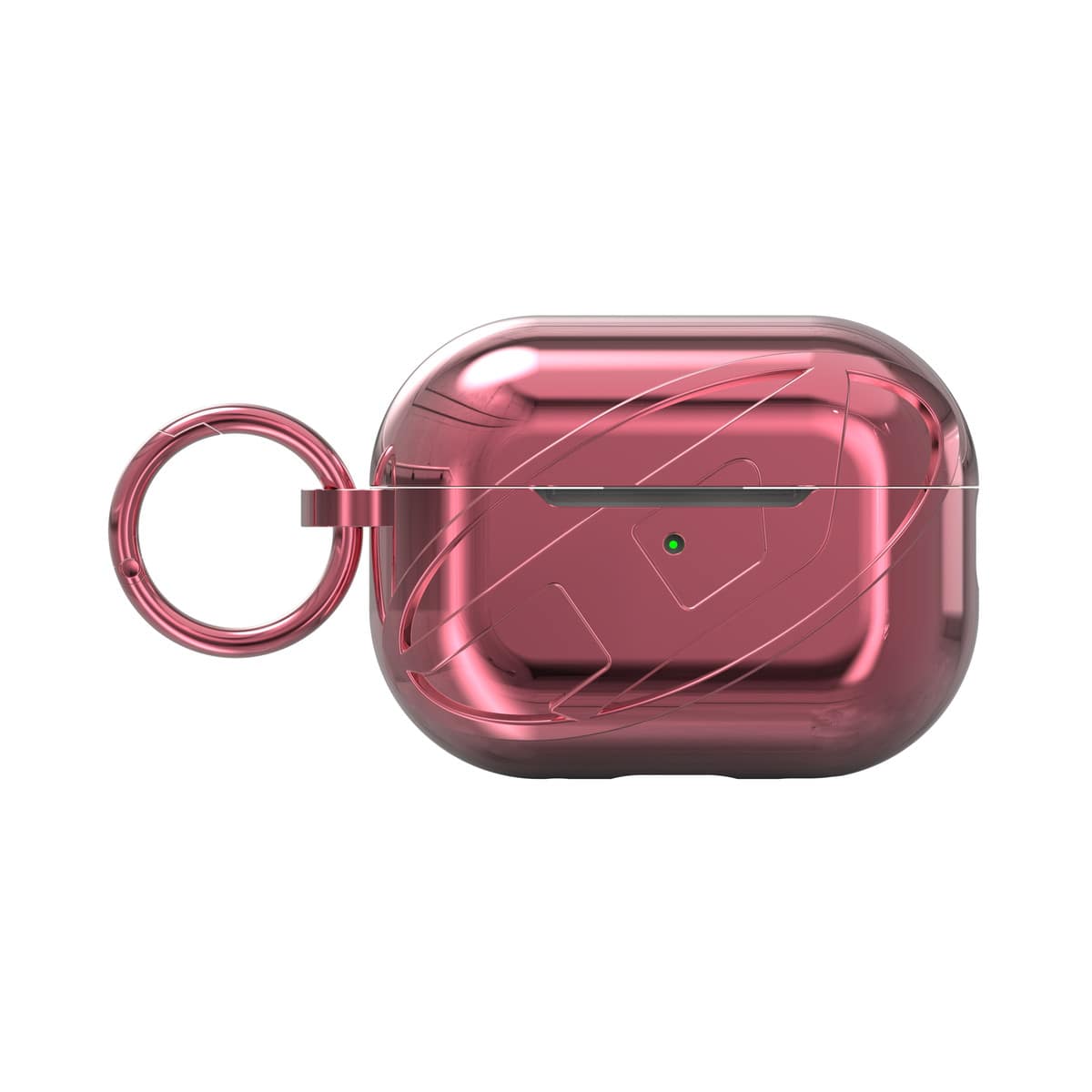 AirPods Pro ケース Oval D GLOSSY Pink(ピンク) DIESEL[ディーゼル] ピンク 60276